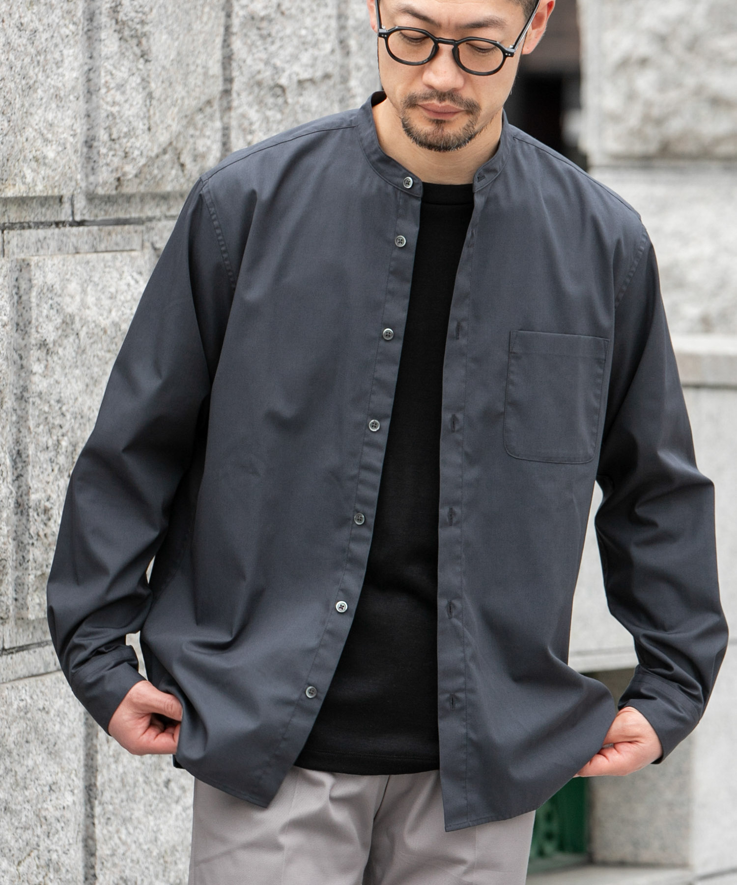 『WEB限定』『防シワ/防臭』アーバンリラックスブロードバンドシャツ