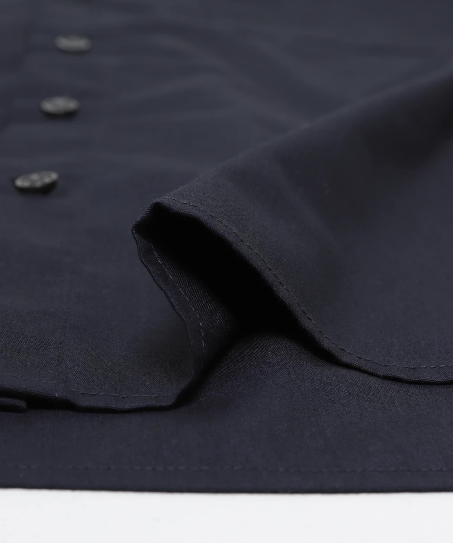 『防シワ/防臭』アーバンリラックスブロードバンドシャツ NAVY S