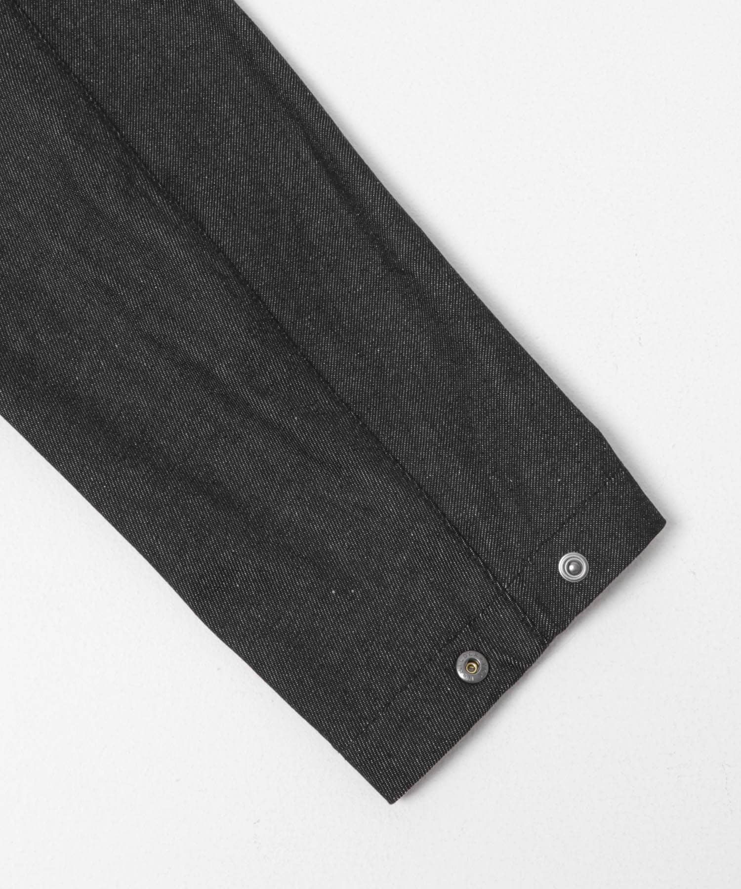 『WEB限定』デニムスタンドブルゾン BLACK M
