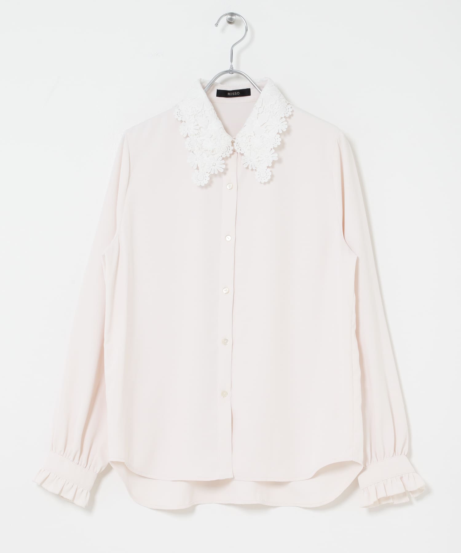 『WEB/一部店舗限定』レースカラーブラウス OFF Free