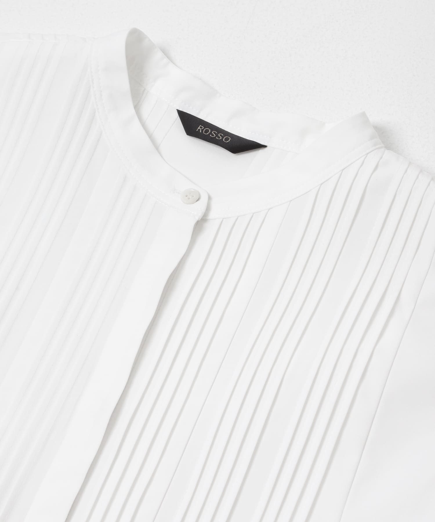 フレアシルエットピンタックブラウス OFF WHITE Free