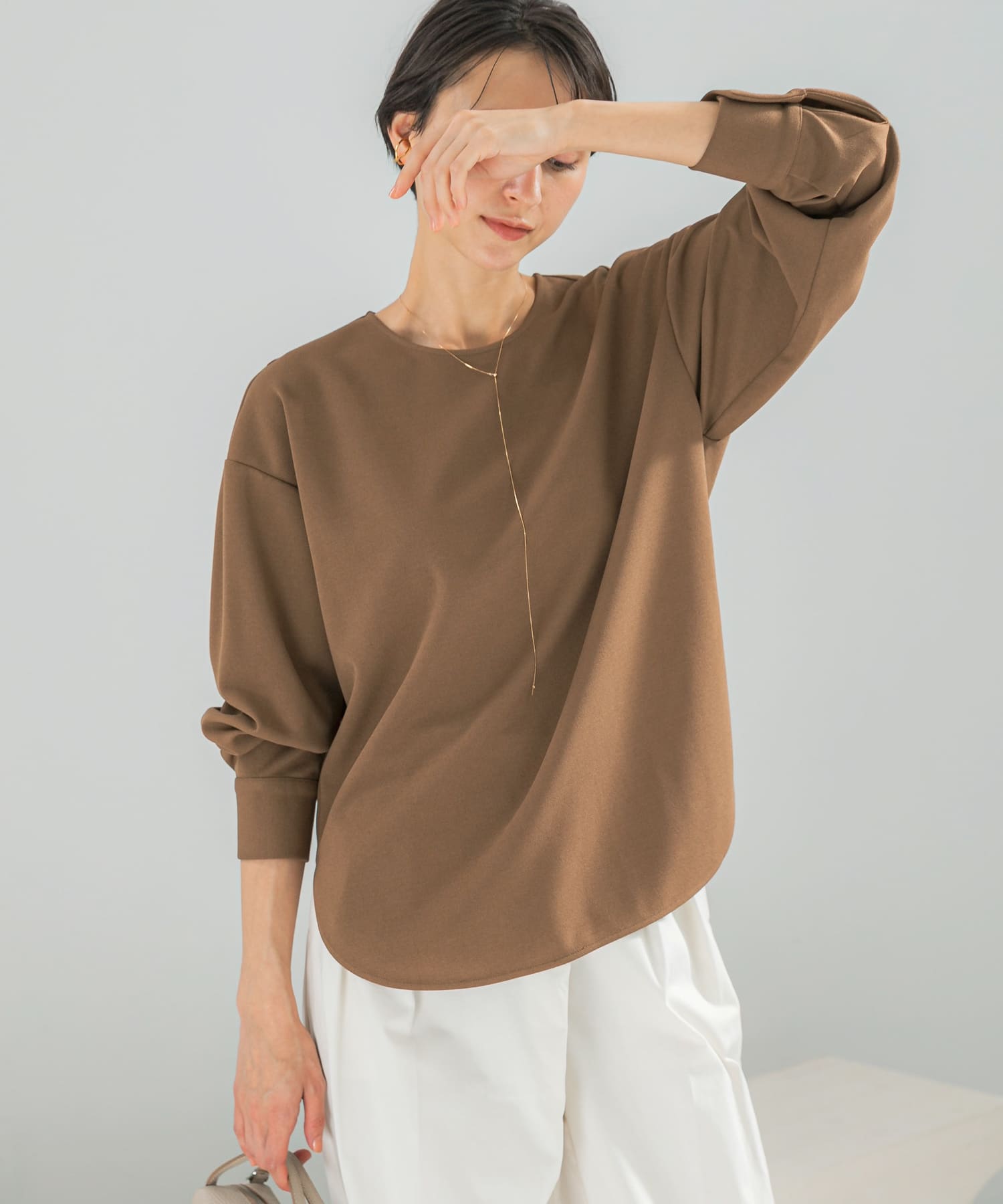 ストレッチジョーゼットプルオーバー