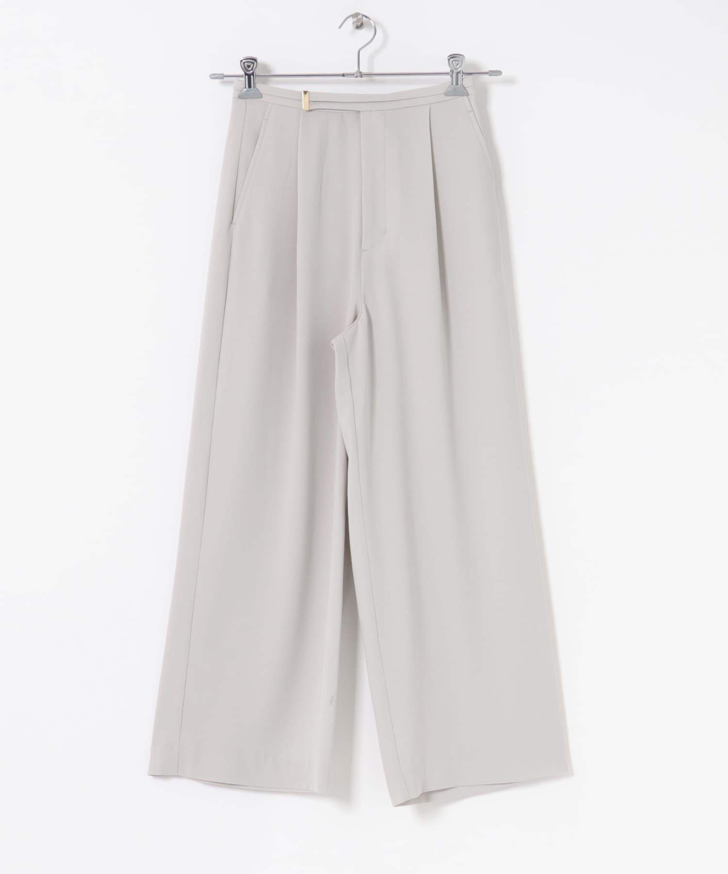 トリアセテート混パンツ L/BEIGE 36