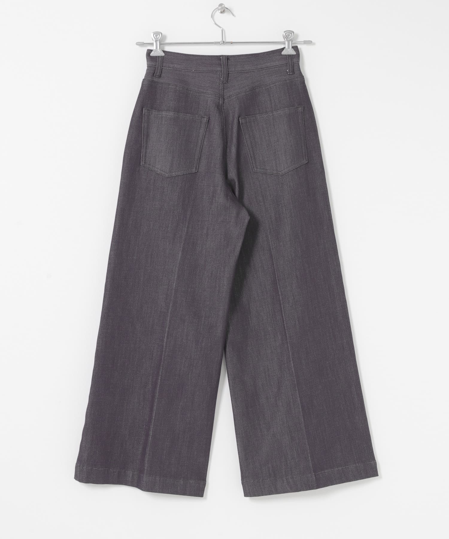 ピンタックストレッチワイドデニムパンツ(36 INDIGO): ボトム｜URBAN