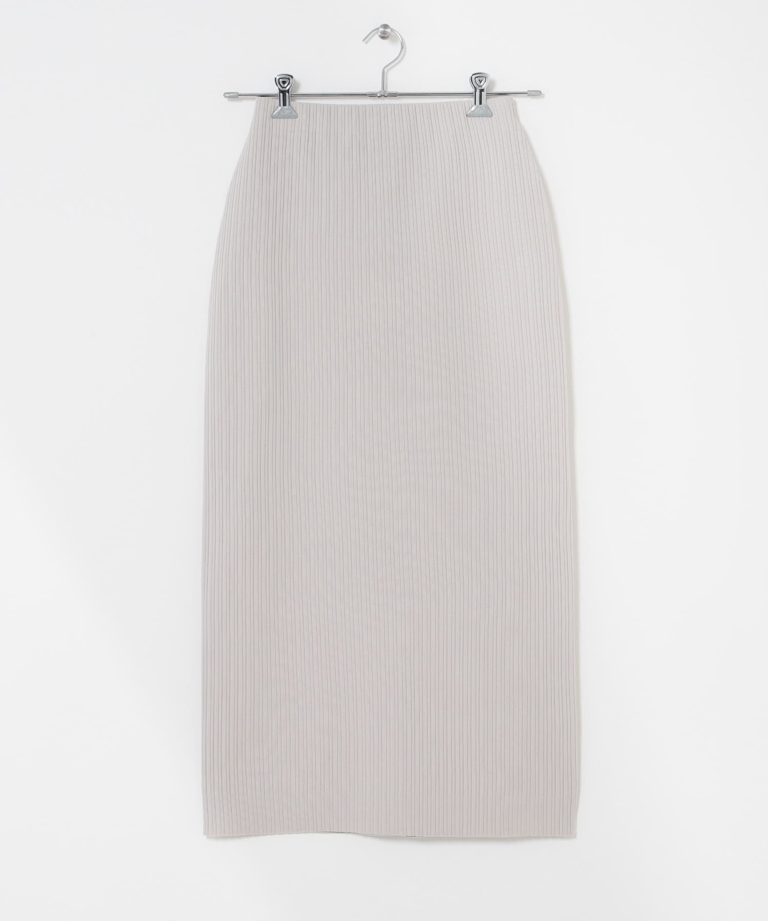 リブタイトストレートスカート L/GREIGE Free
