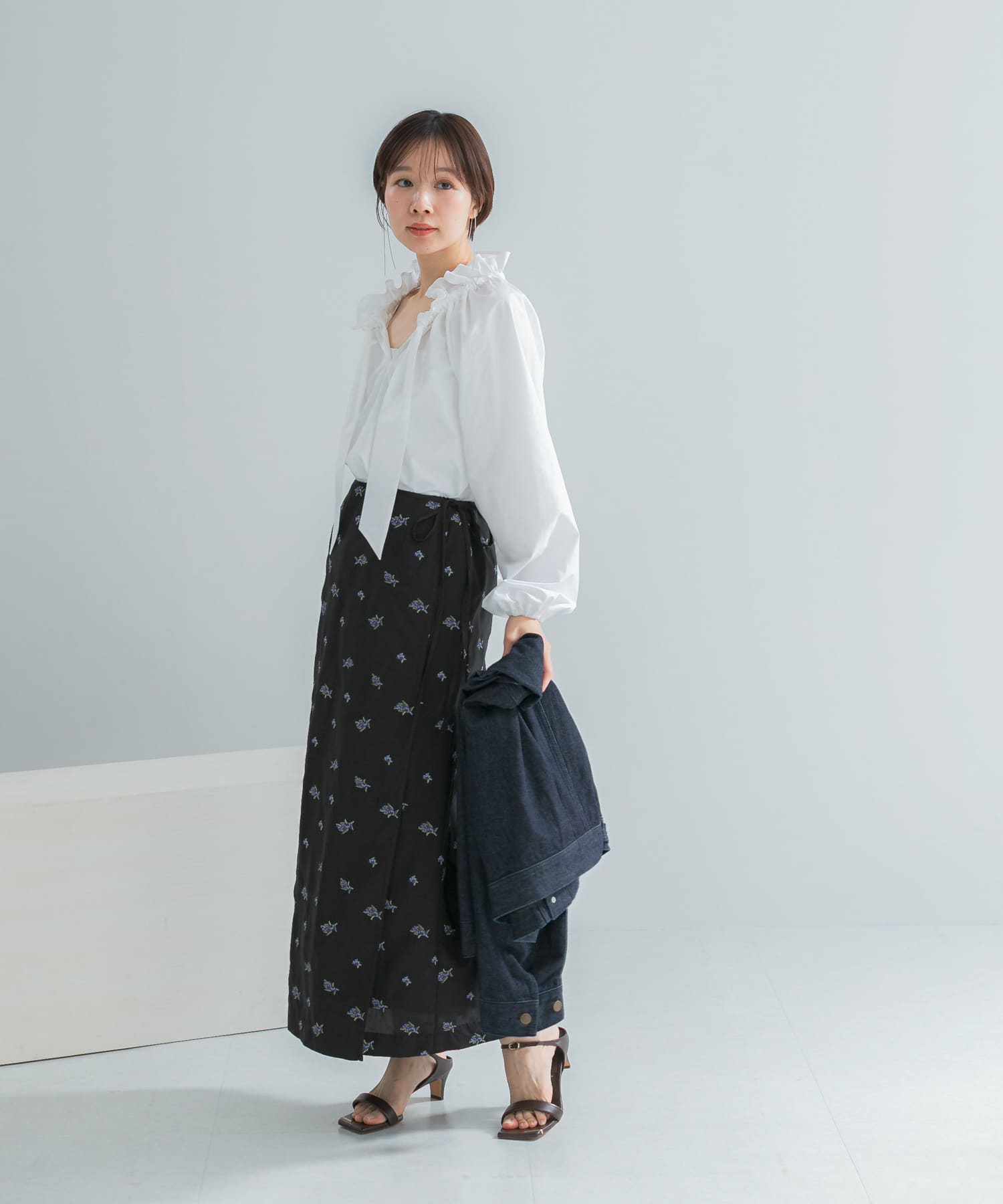 身長：158cm サイズ：Free