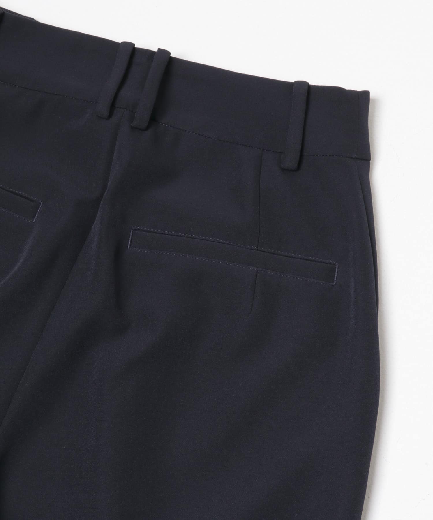 『WEB/一部店舗限定』『SHORT/TALLサイズあり』ペプラムジレ+テーパードパンツ NAVY 36