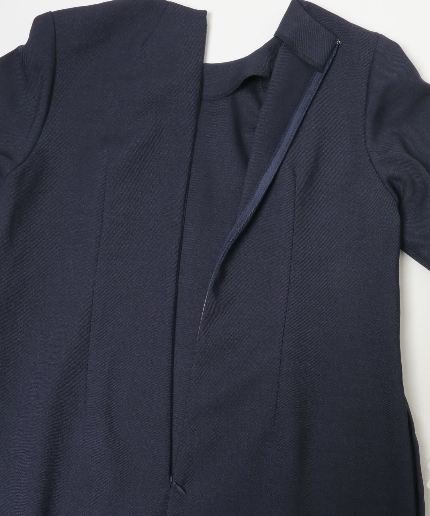 『WEB限定』袖レースワンピース NAVY 36