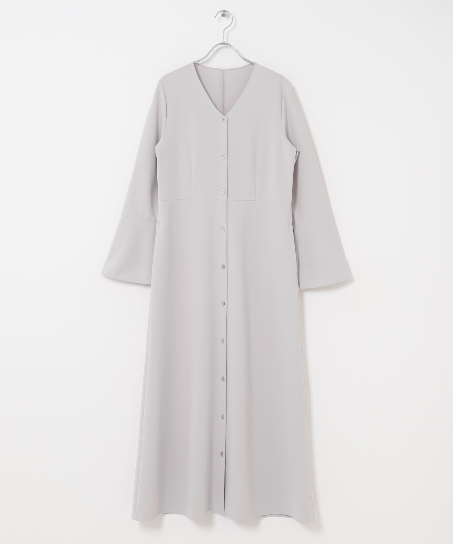 ストレッチジョーゼットワンピース GREIGE Free