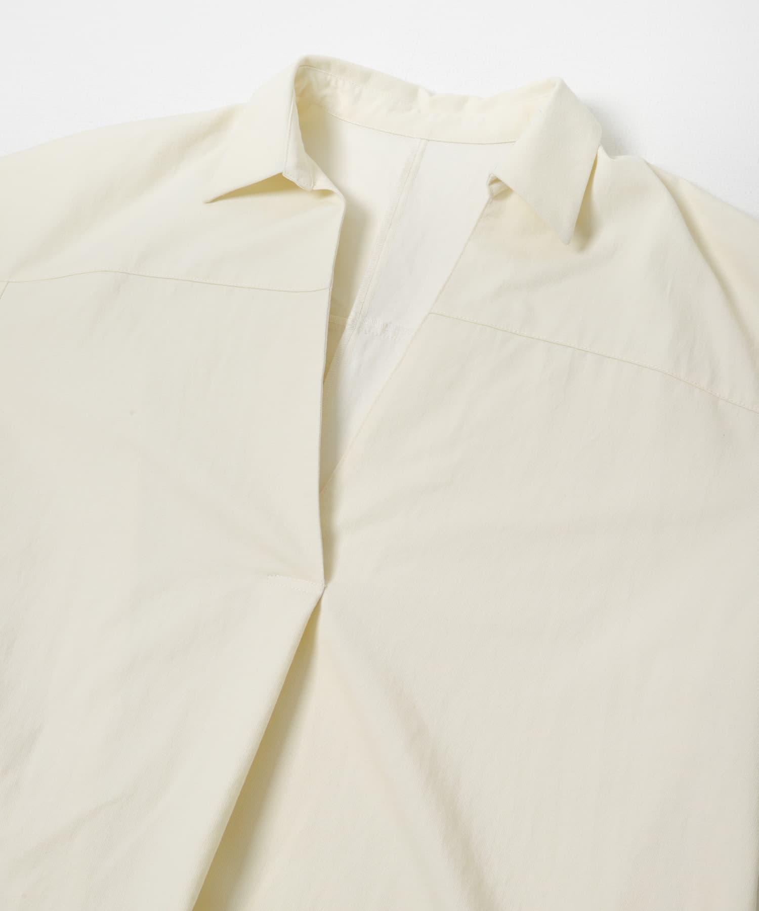 『WEB/一部店舗限』スキッパーデニムワンピース IVORY Free