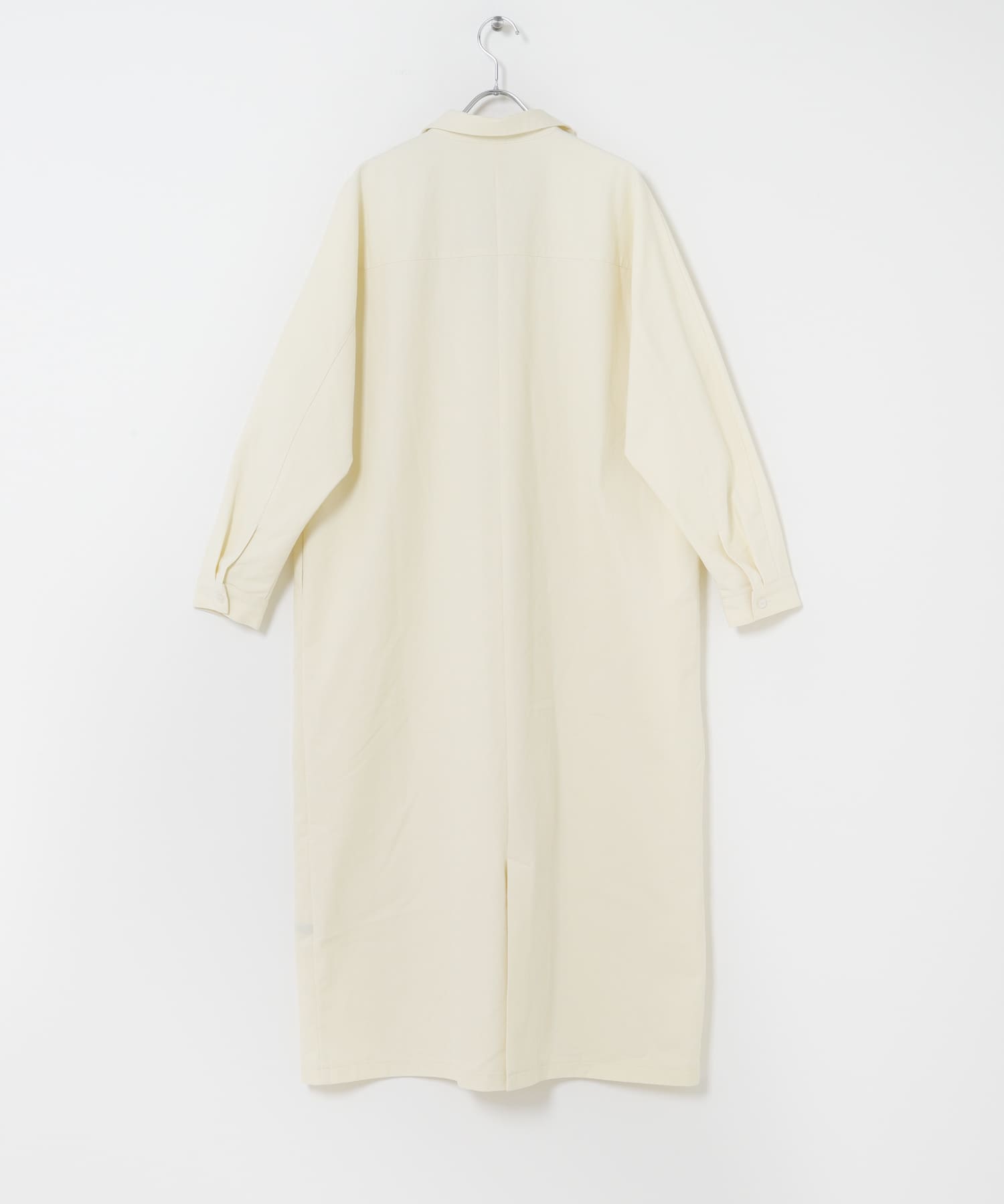 『WEB/一部店舗限』スキッパーデニムワンピース IVORY Free