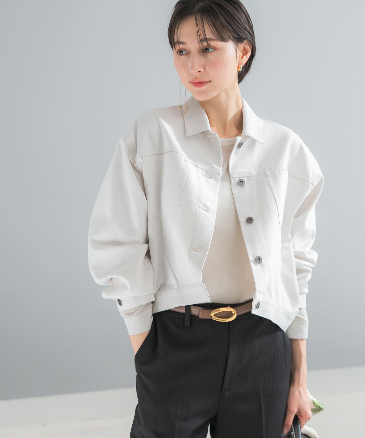 デニムドルマンジャケット