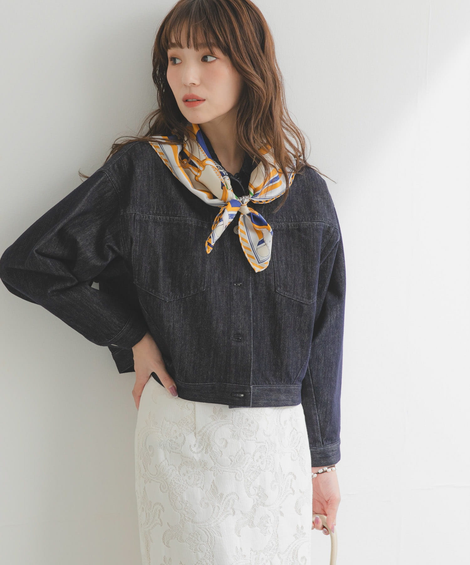 デニムドルマンジャケット