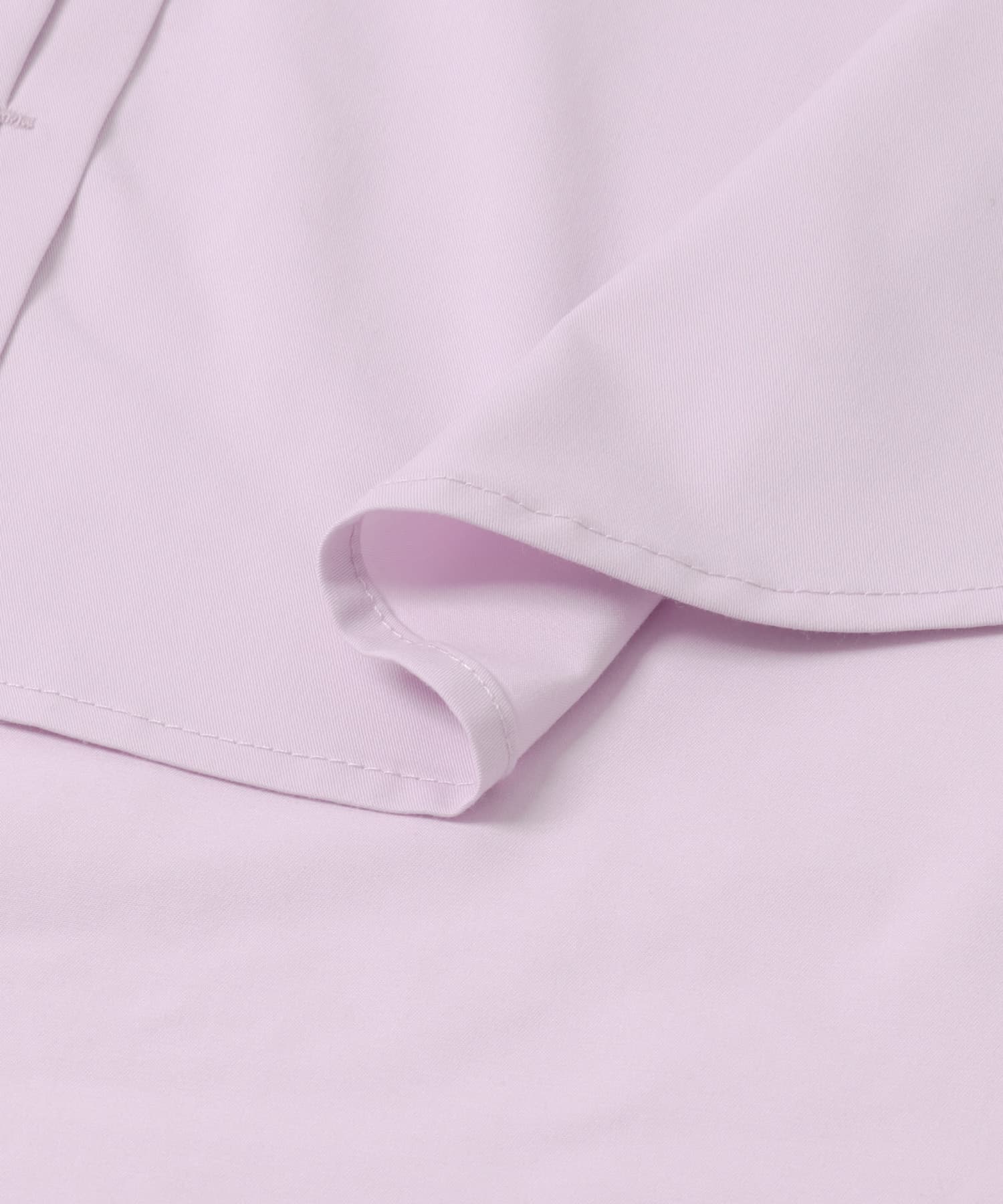 シルク混デザインカラーシャツ L.PURPLE Free