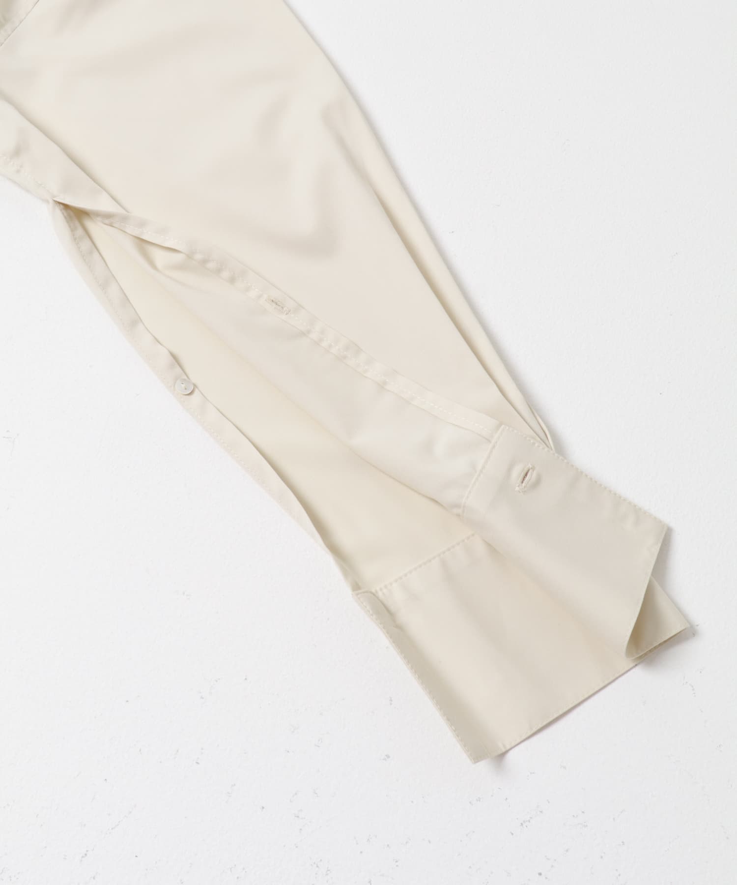 シルク混デザインカラーシャツ L.CREAM Free