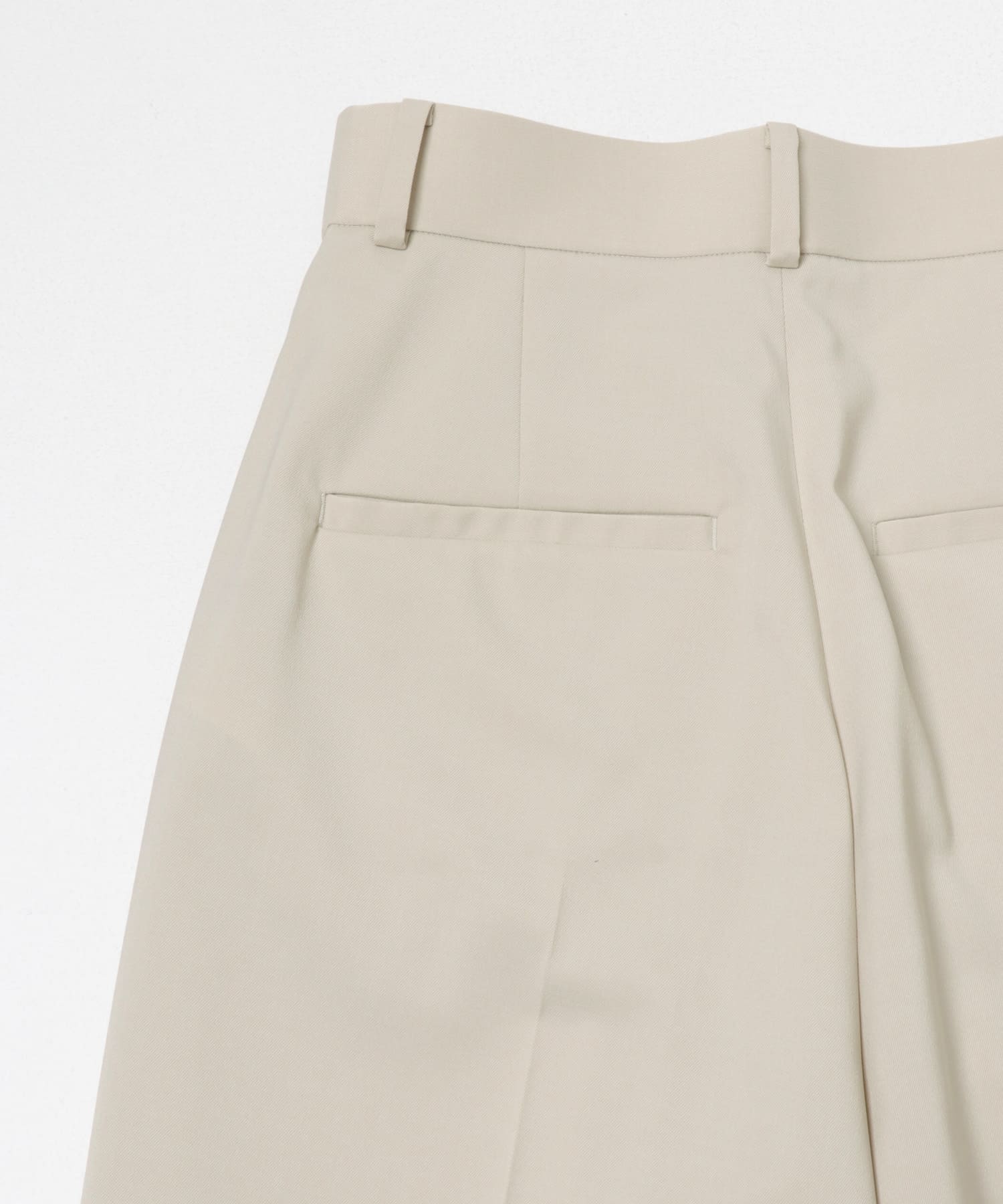 防シワハイウエストワイドスラックス L/BEIGE 34