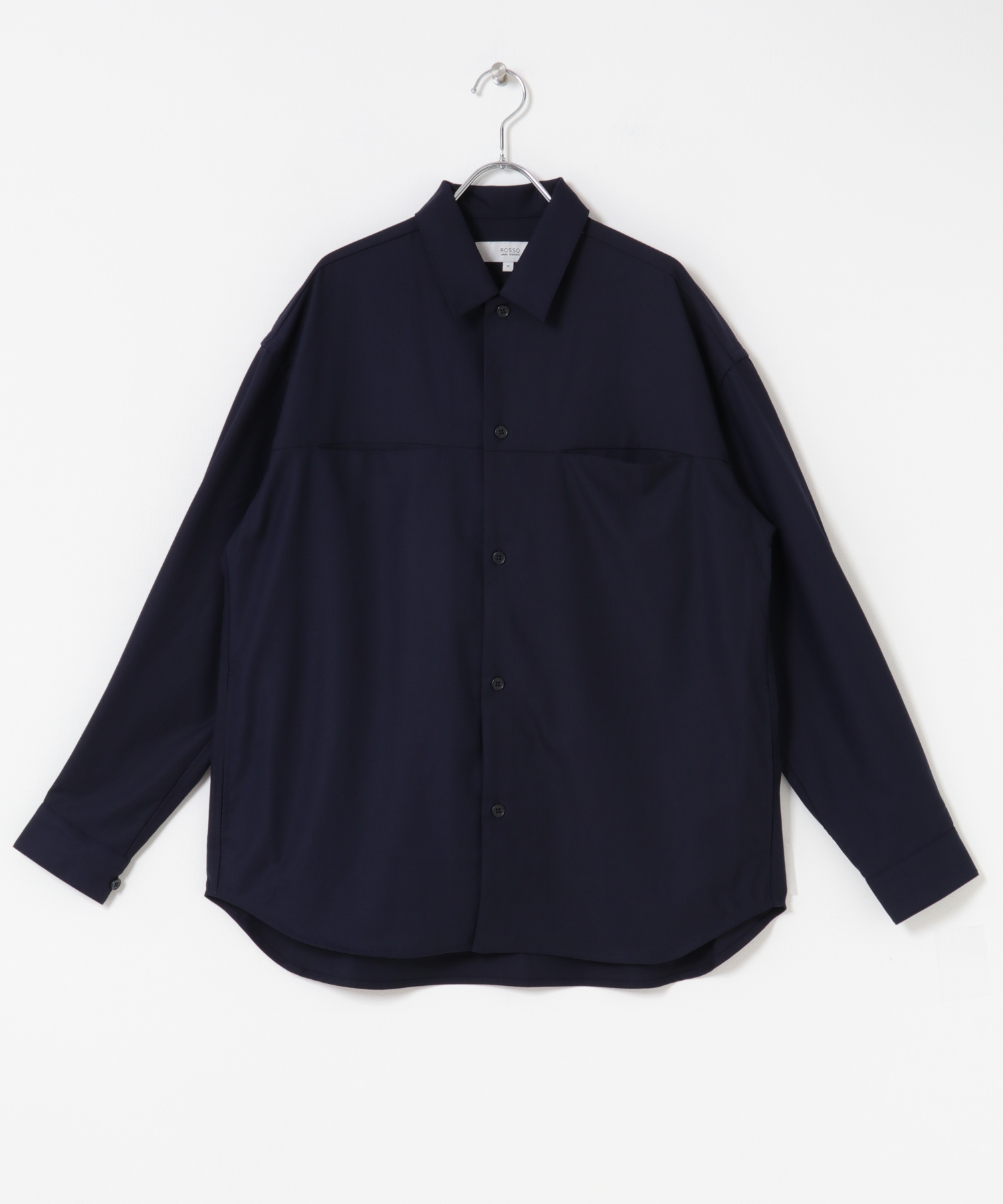4-pocket リラックスシャツジャケット NAVY M
