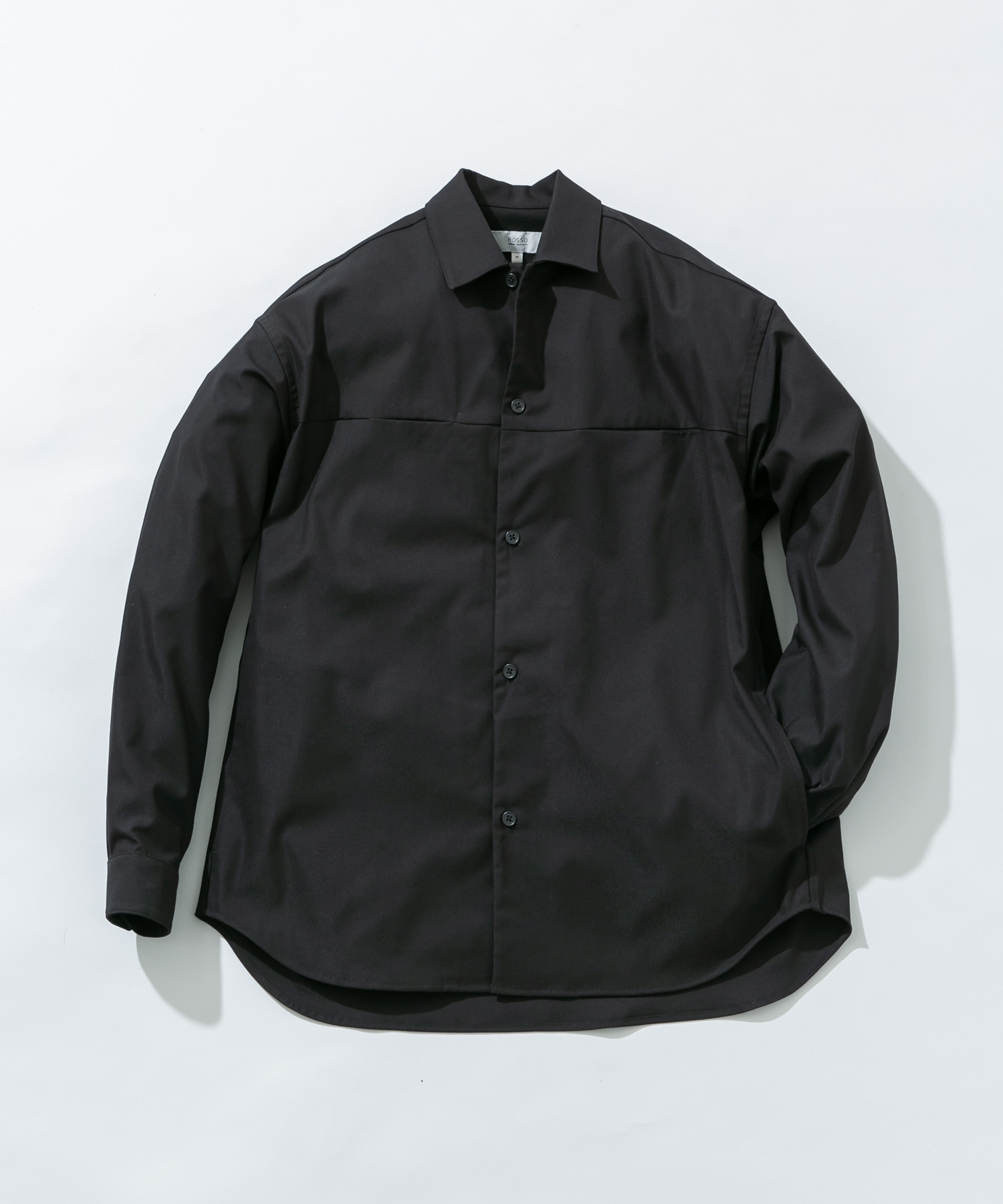 4-pocket リラックスシャツジャケット BLACK M