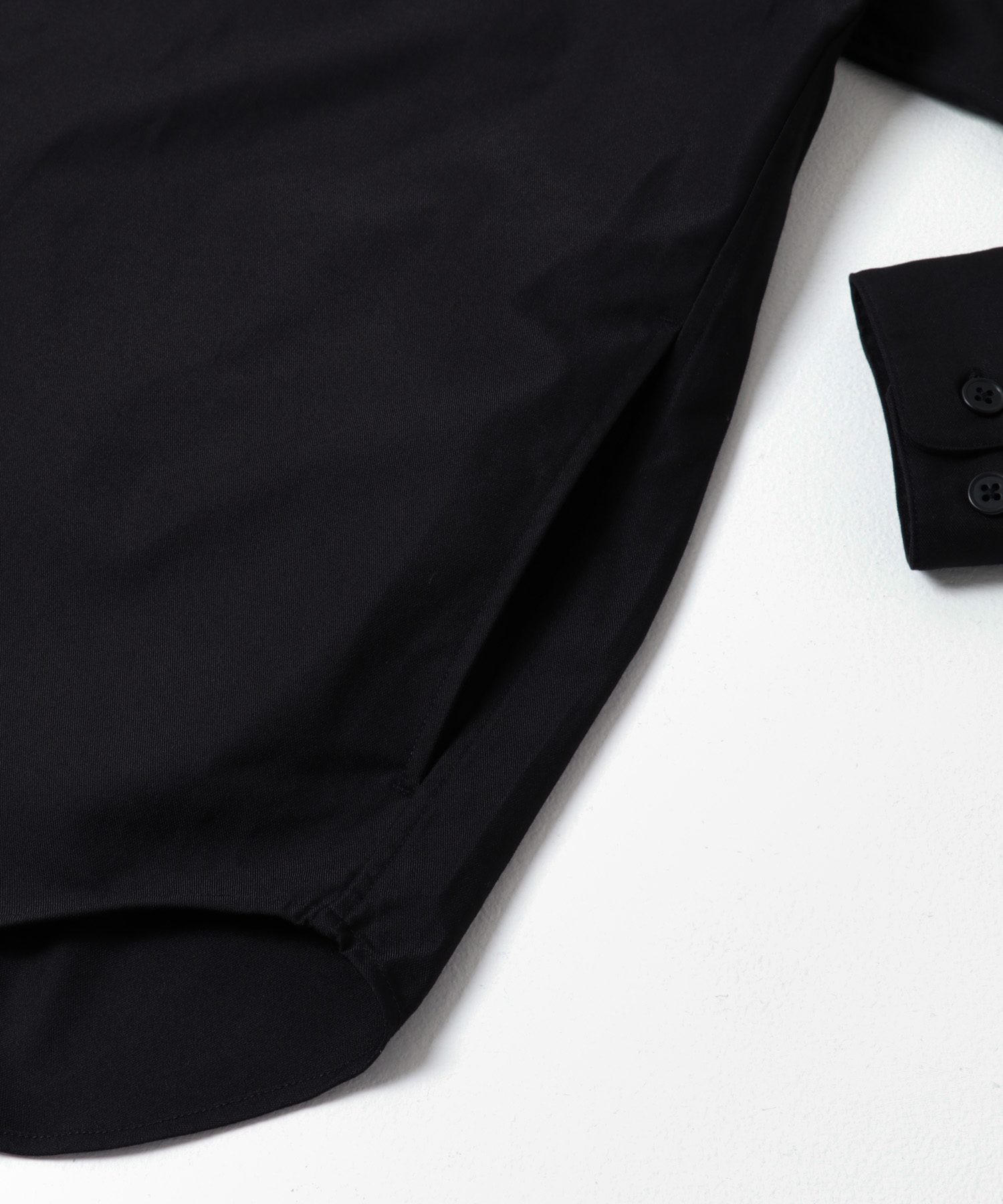 4-pocket リラックスシャツジャケット BLACK M