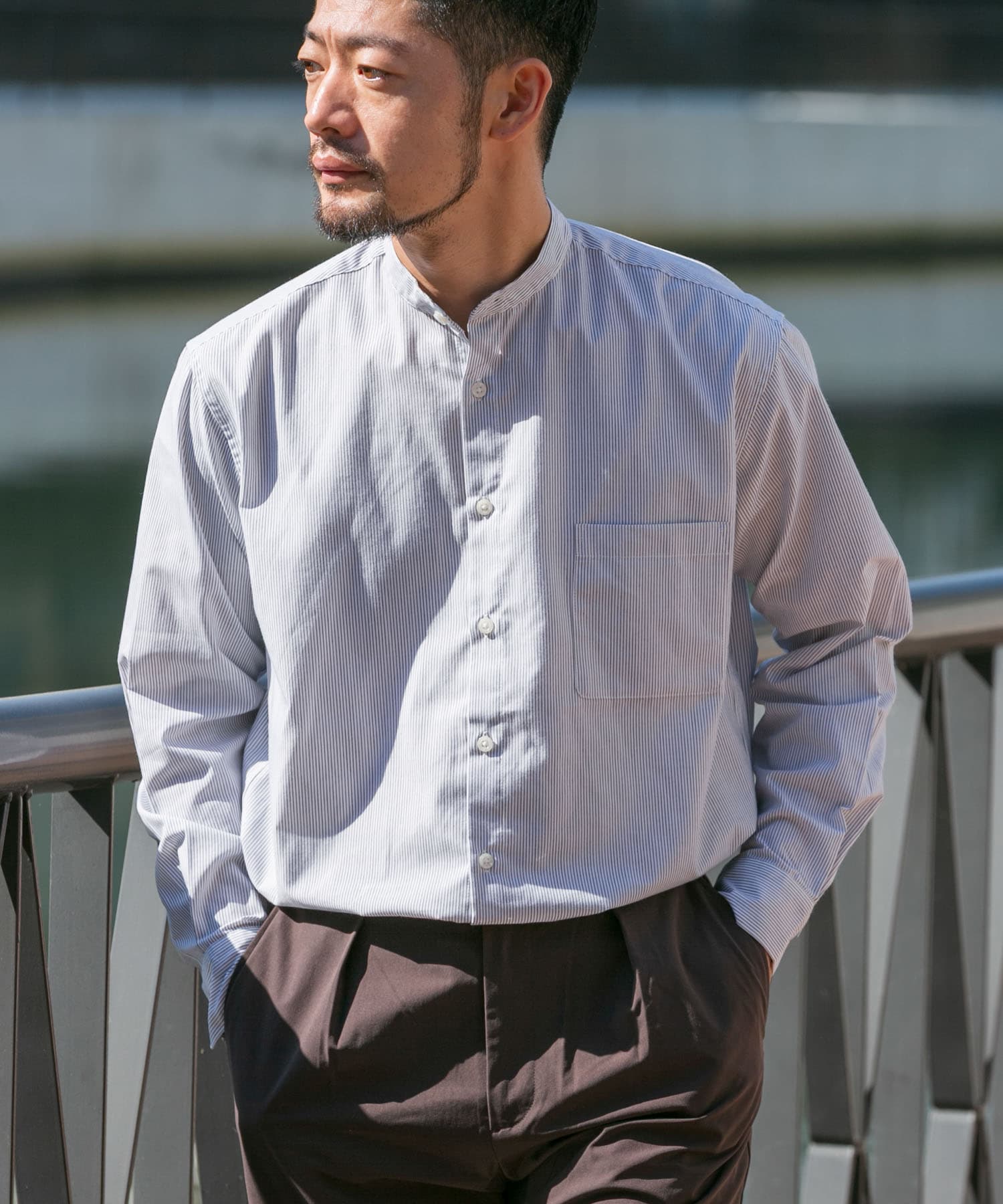 『抗菌 / 防臭』『XLサイズあり』アーバンリラックスブロードバンドカラーシャツ