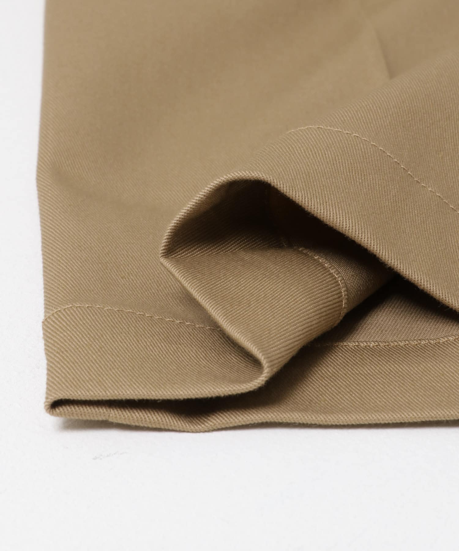 『XLサイズあり』ストレッチチノ1タックワイドスラックス BEIGE M