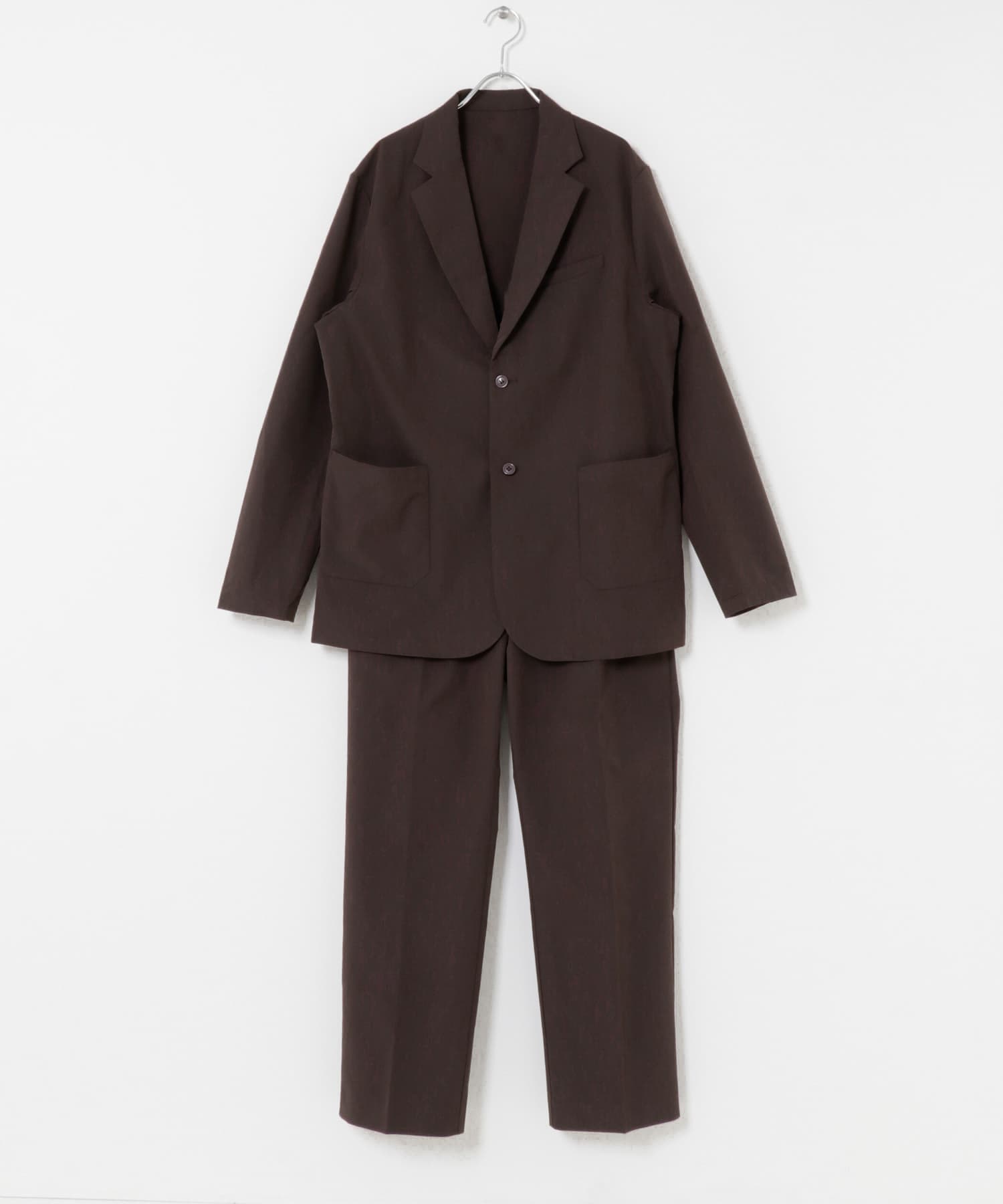 XLサイズあり』アーバンリラックスSORONAセットアップ(S BROWN