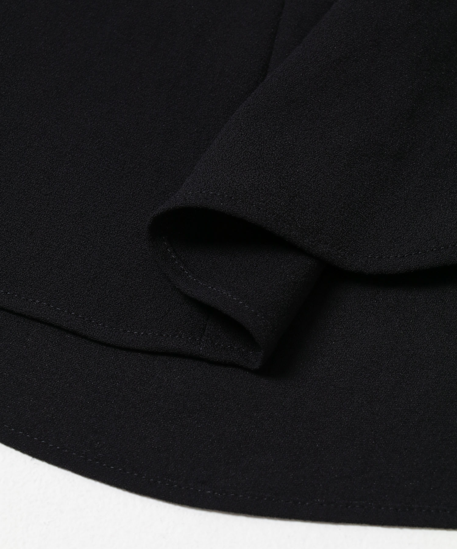 ヴィンテージジョーゼットボータイブラウス BLACK FREE