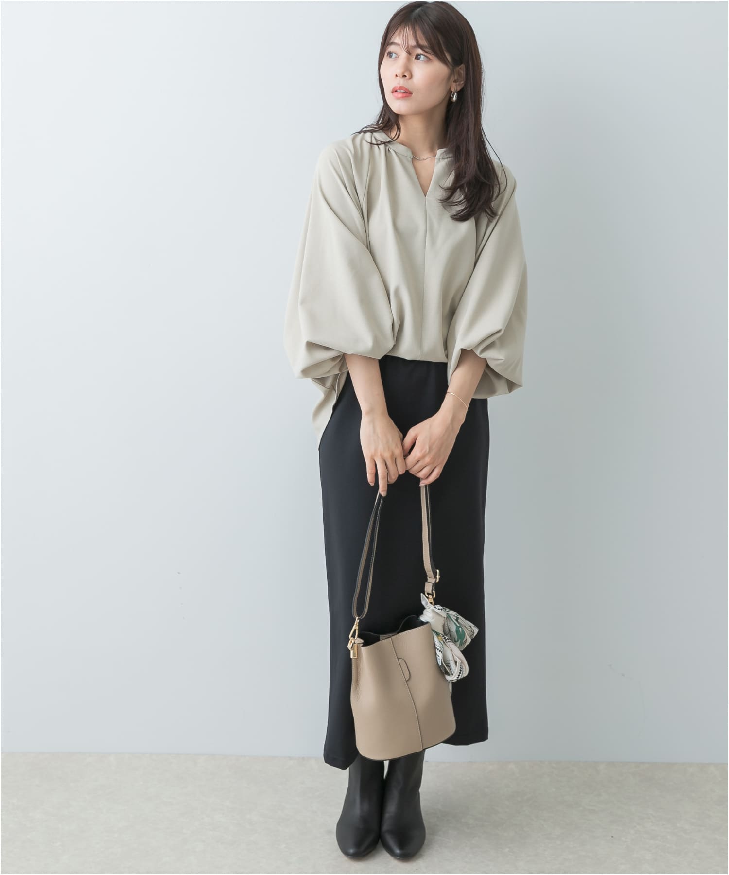 身長：166cm サイズ：FREE