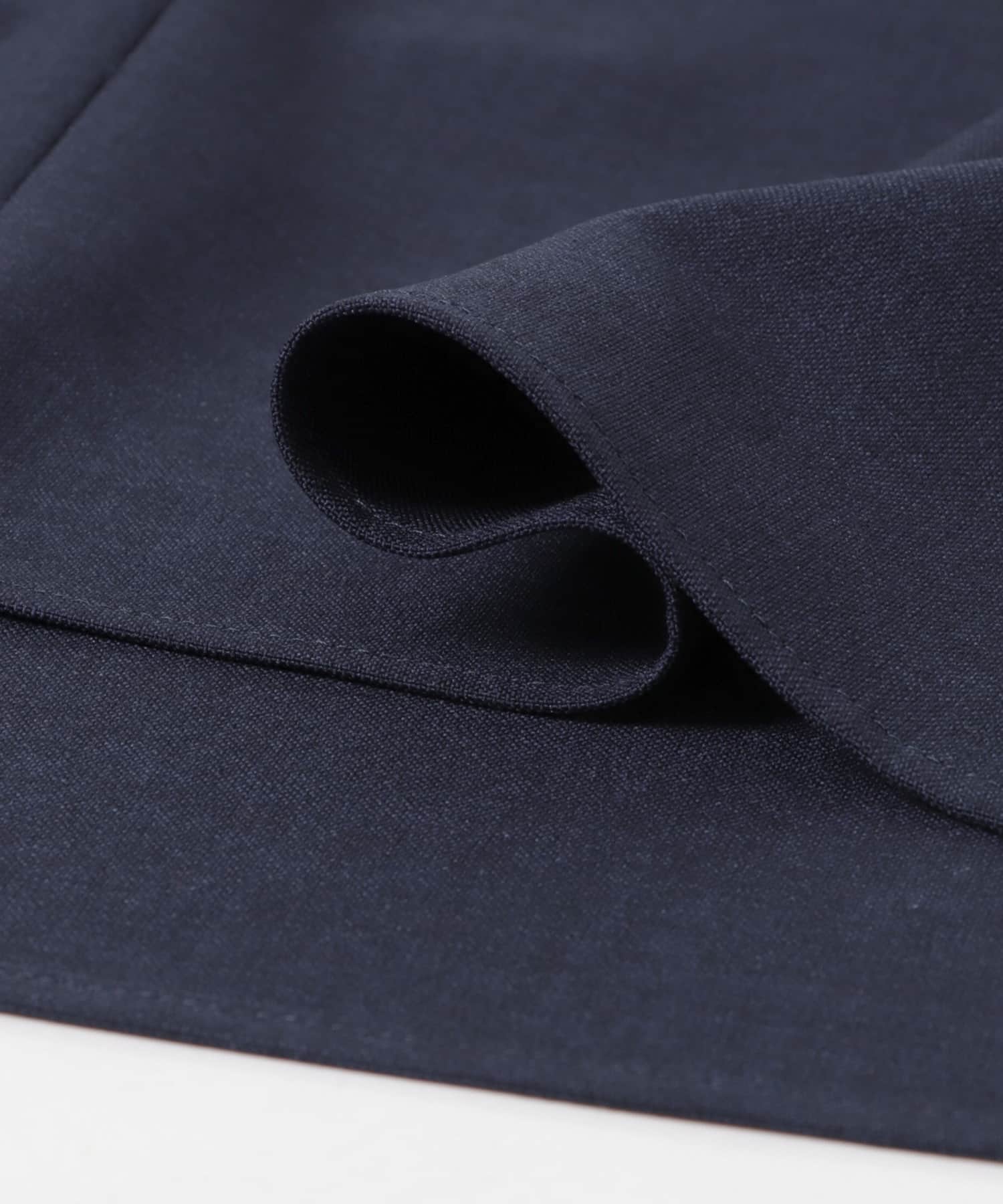 F by ROSSO　イージーケアバルーンスリーブブラウス NAVY FREE