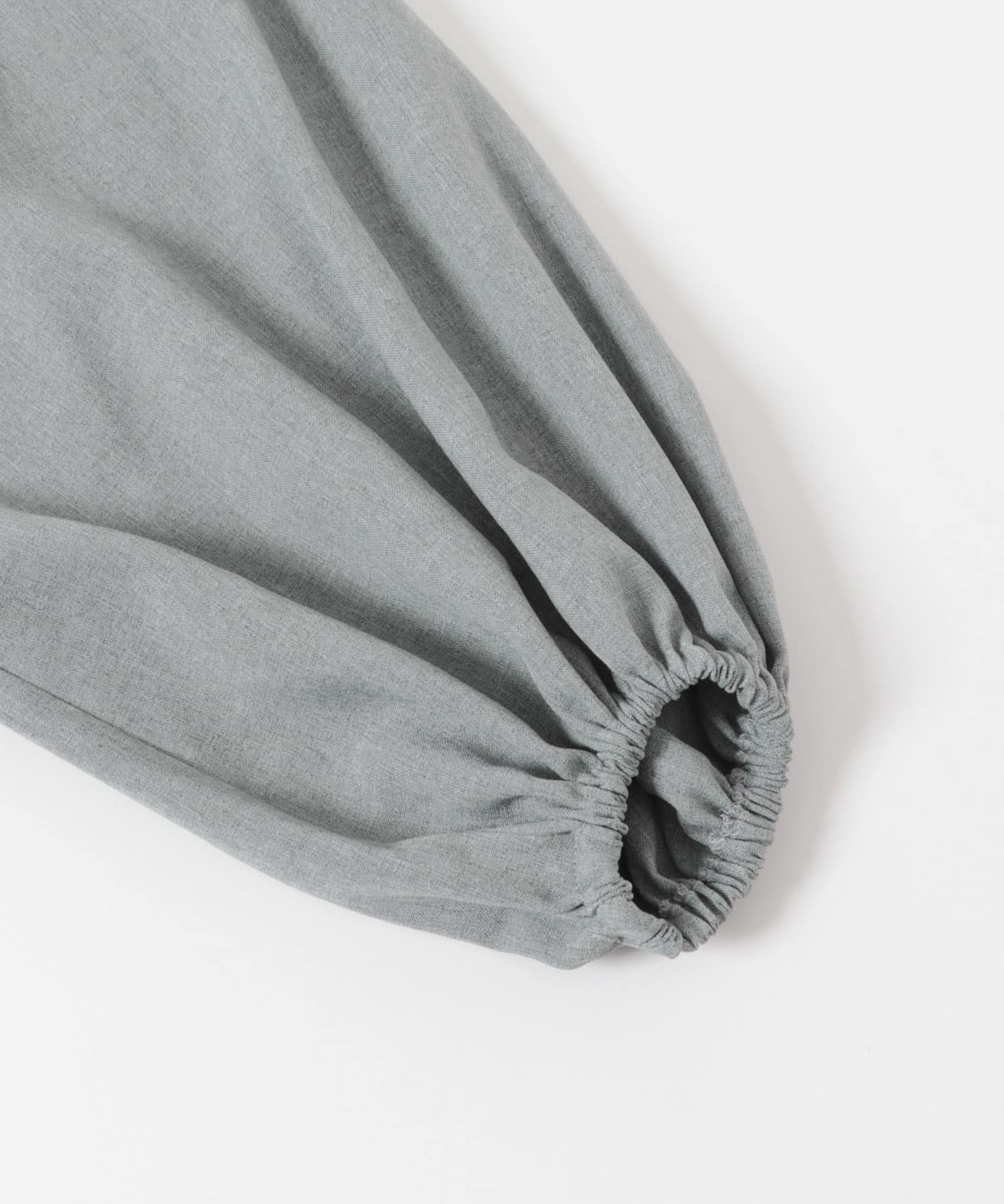 F by ROSSO　イージーケアバルーンスリーブブラウス GRAY FREE