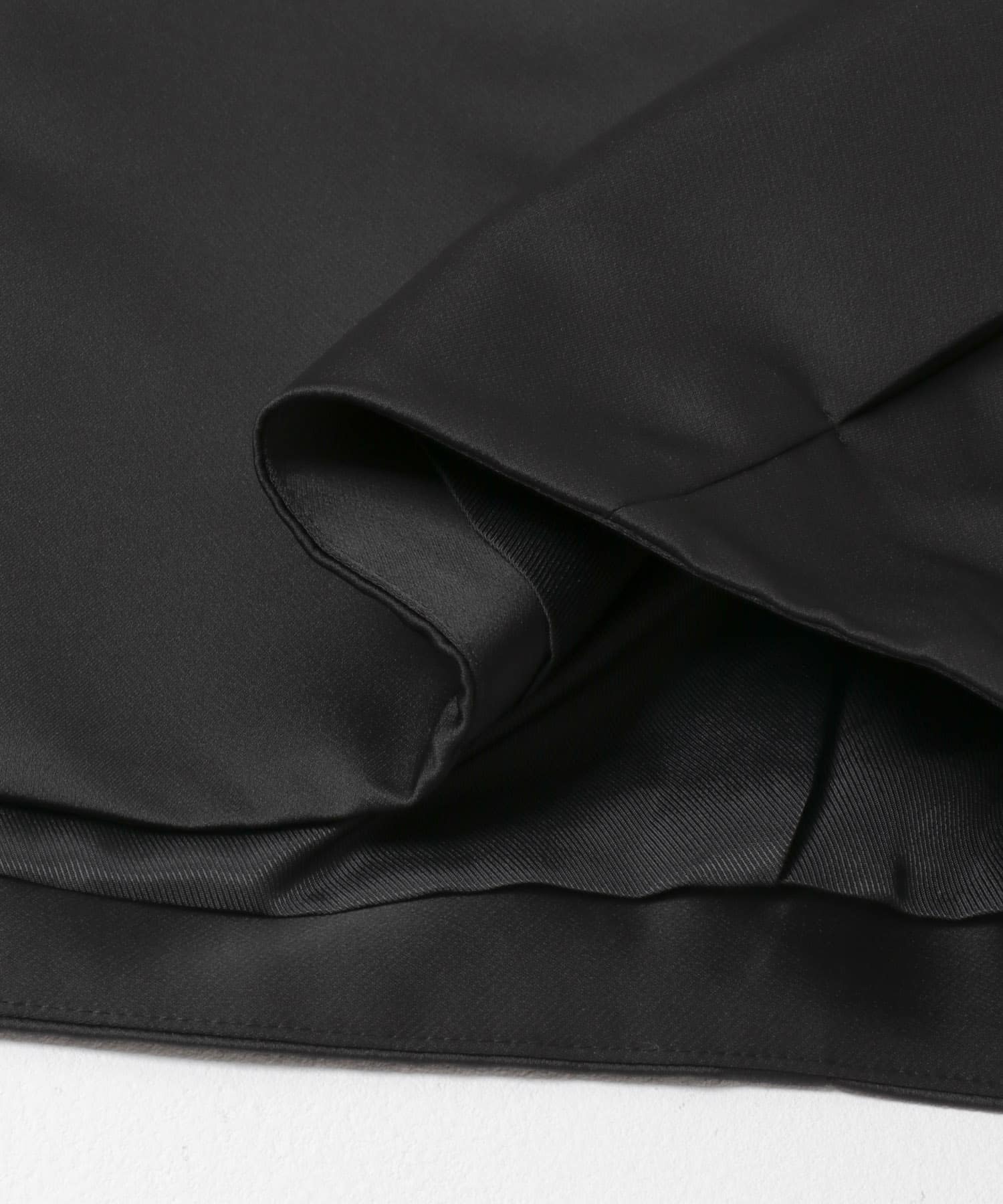 マットサテンノーカラーブルゾン BLACK FREE