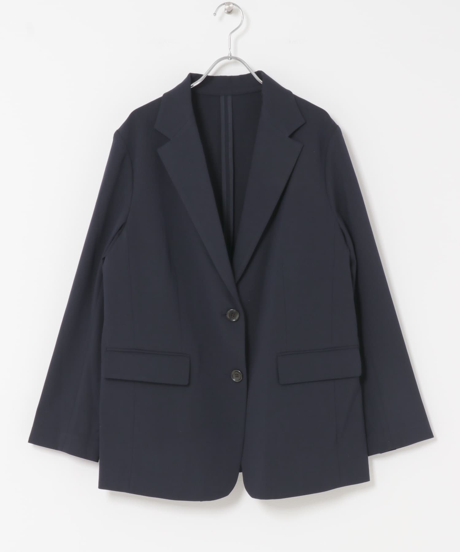 F by ROSSO　ストレッチテーラージャケット NAVY FREE
