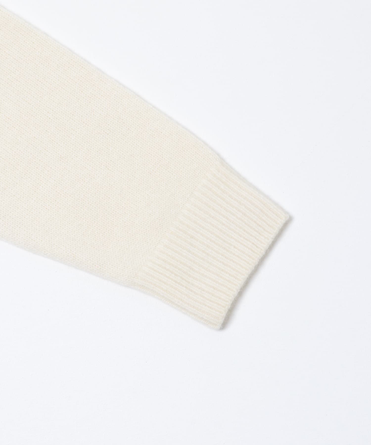 『XLサイズあり』ハミルトンラムズウールVネックニット WHITE S