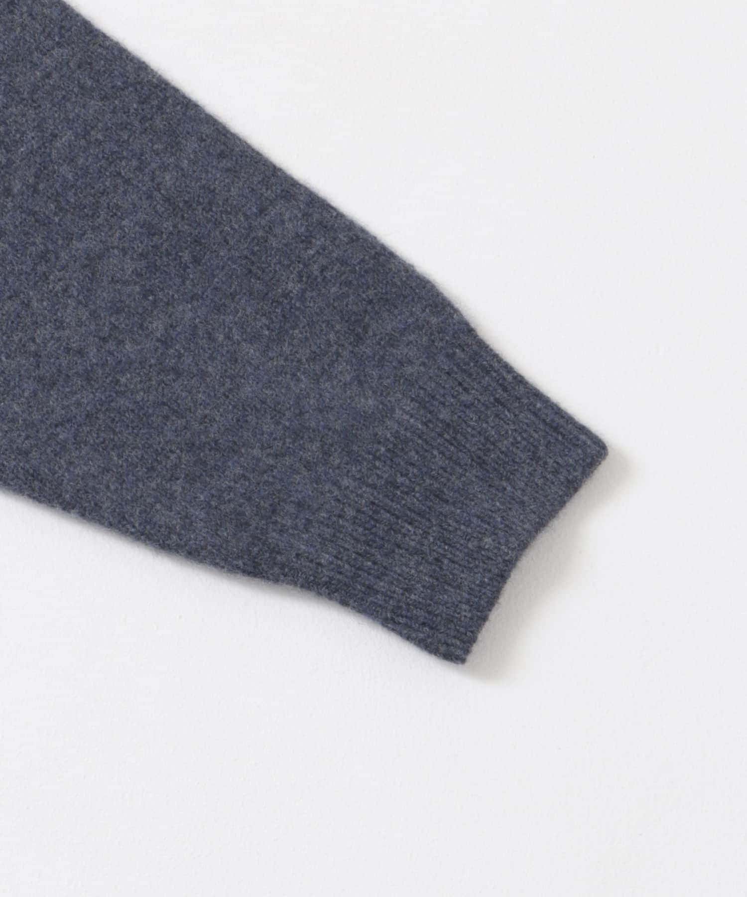 『XLサイズあり』ハミルトンラムズウールVネックニット NAVY S