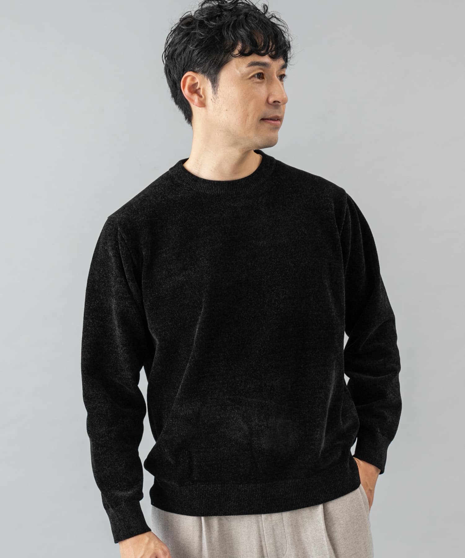 XLサイズあり』モールクルーネックニット(M BEIGE): トップス｜URBAN