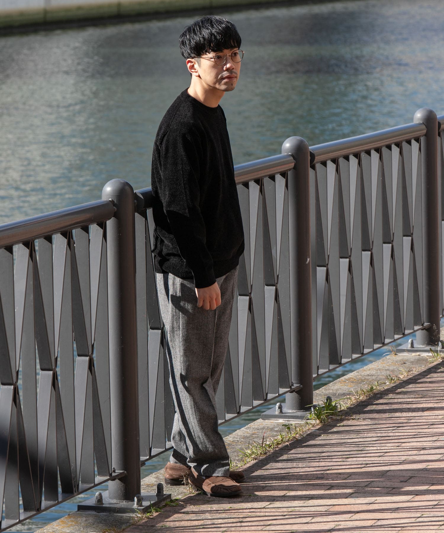 XLサイズあり』モールクルーネックニット(M BEIGE): トップス｜URBAN
