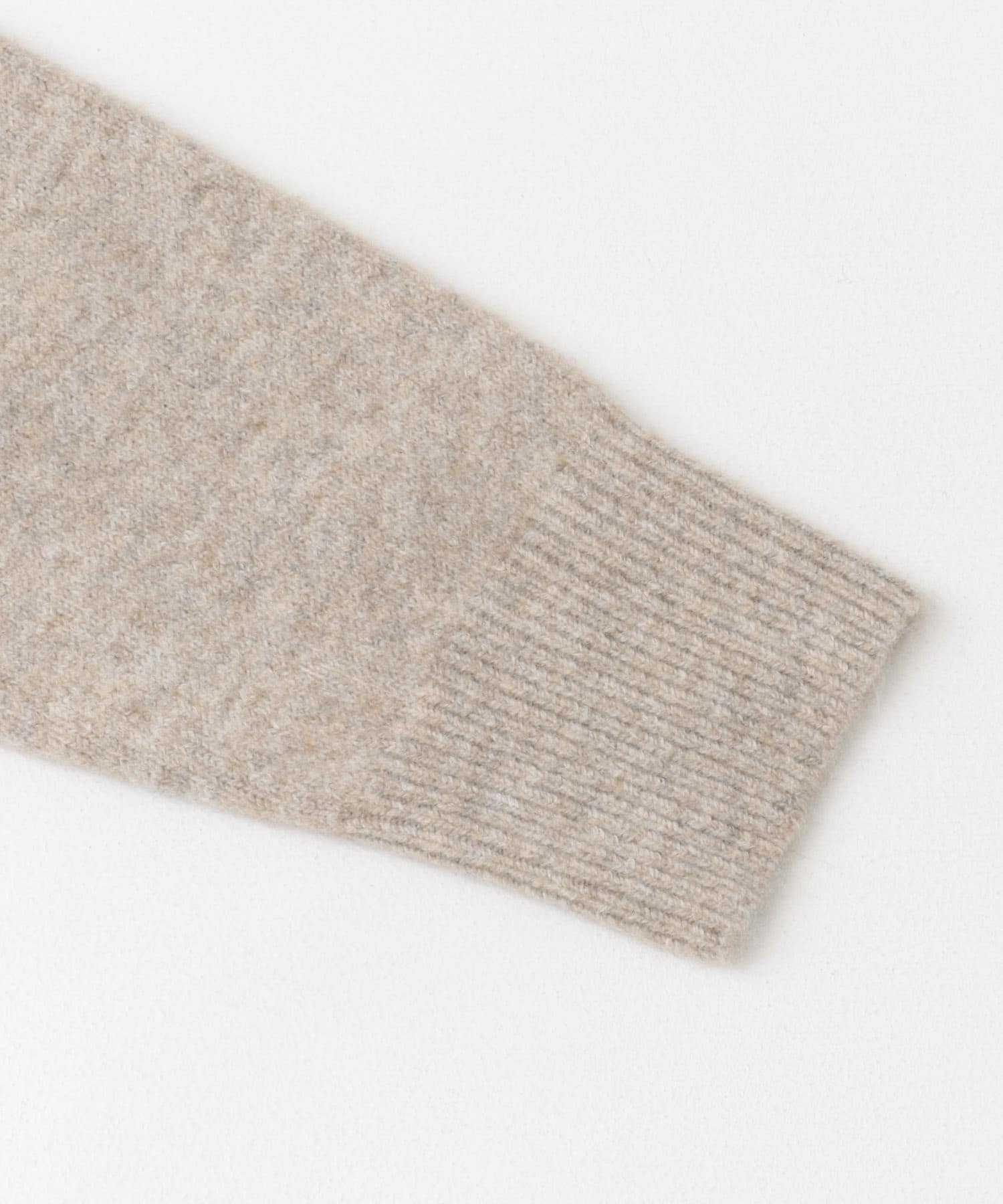 ブークレストレッチクルーニット GREIGE S