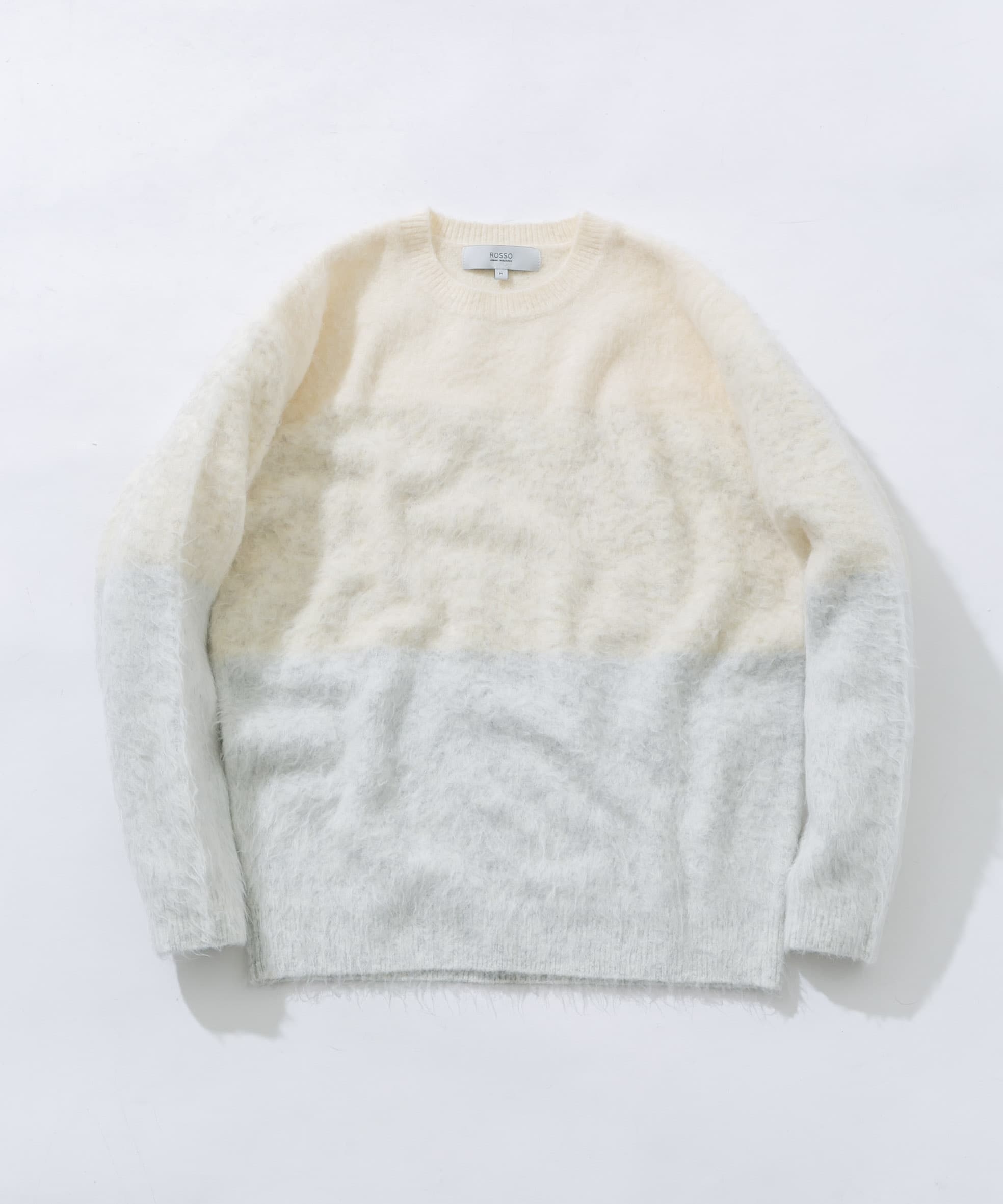 グラデーションシャギーニット IVORY M