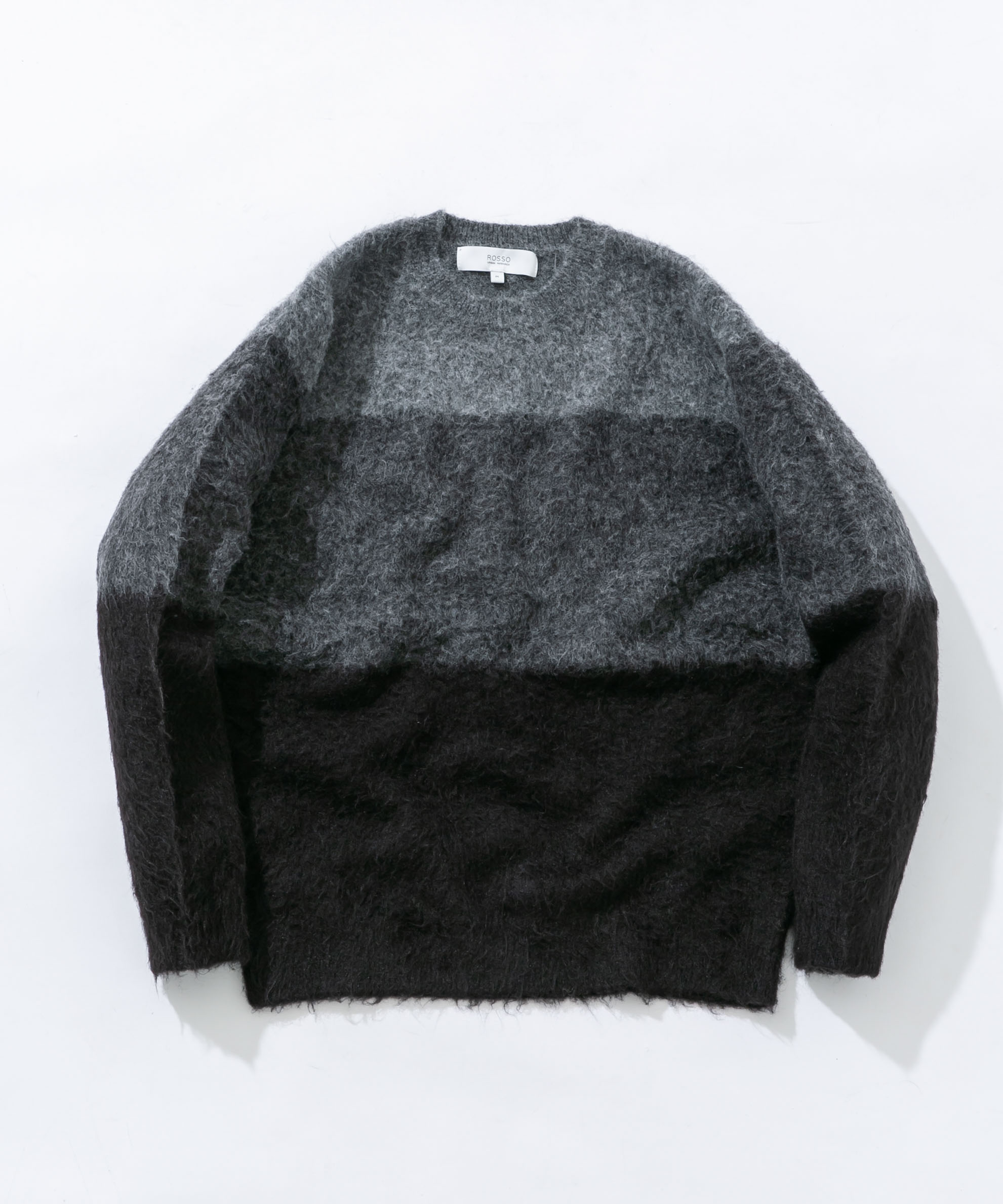 グラデーションシャギーニット