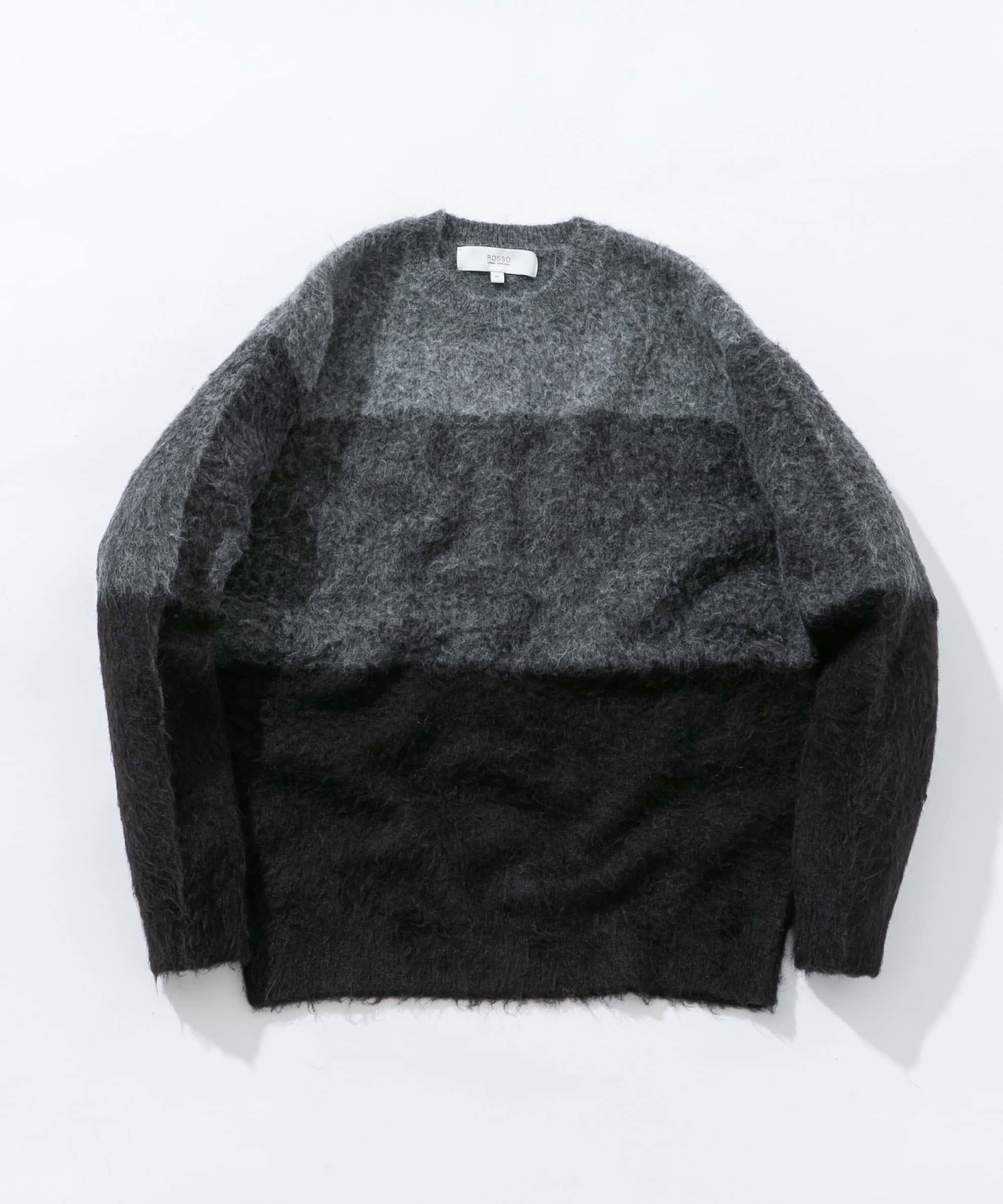 グラデーションシャギーニット GRAY M