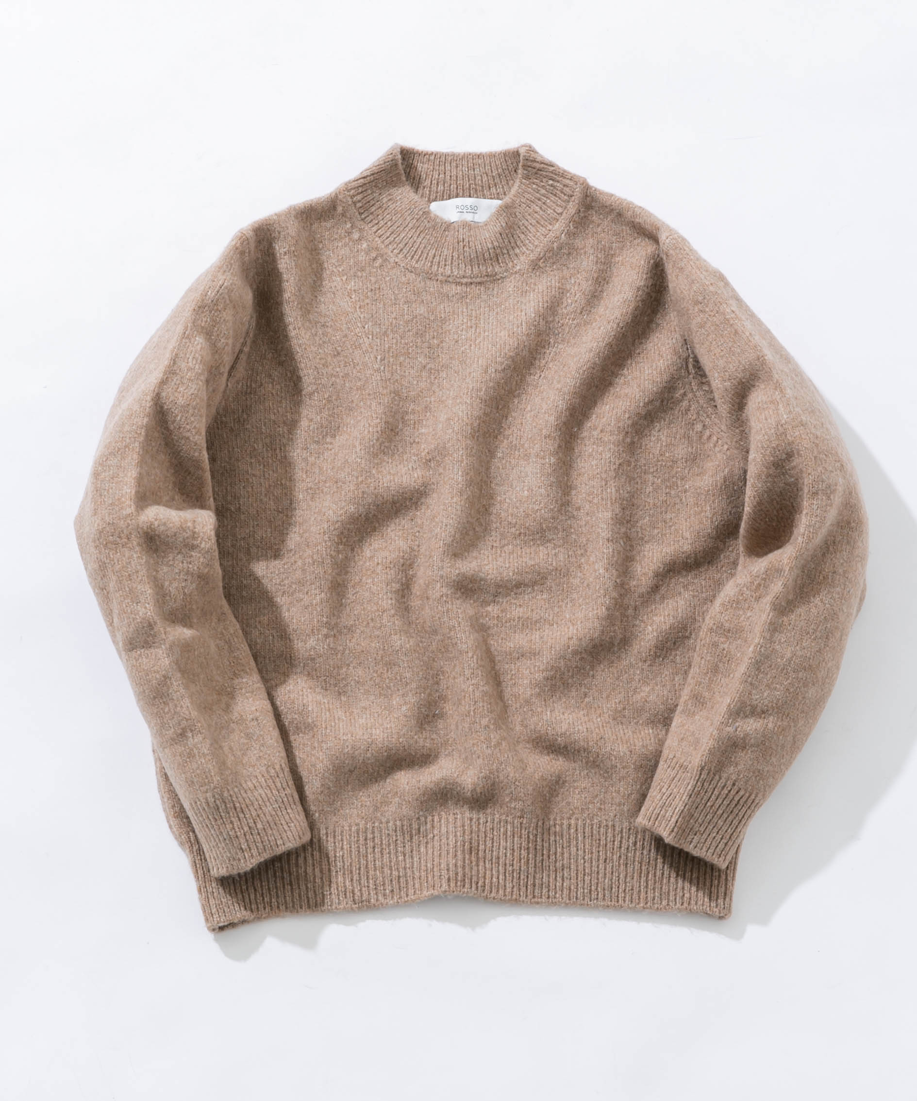 エアリーモックネックニット