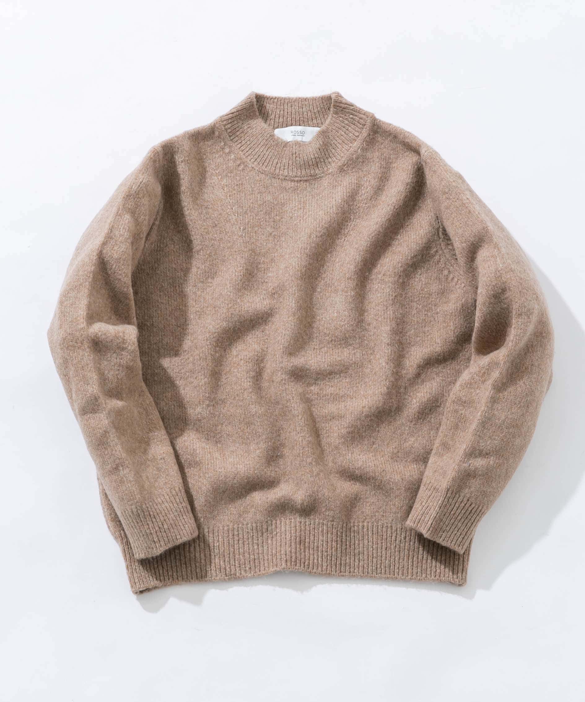 エアリーモックネックニット GREIGE M