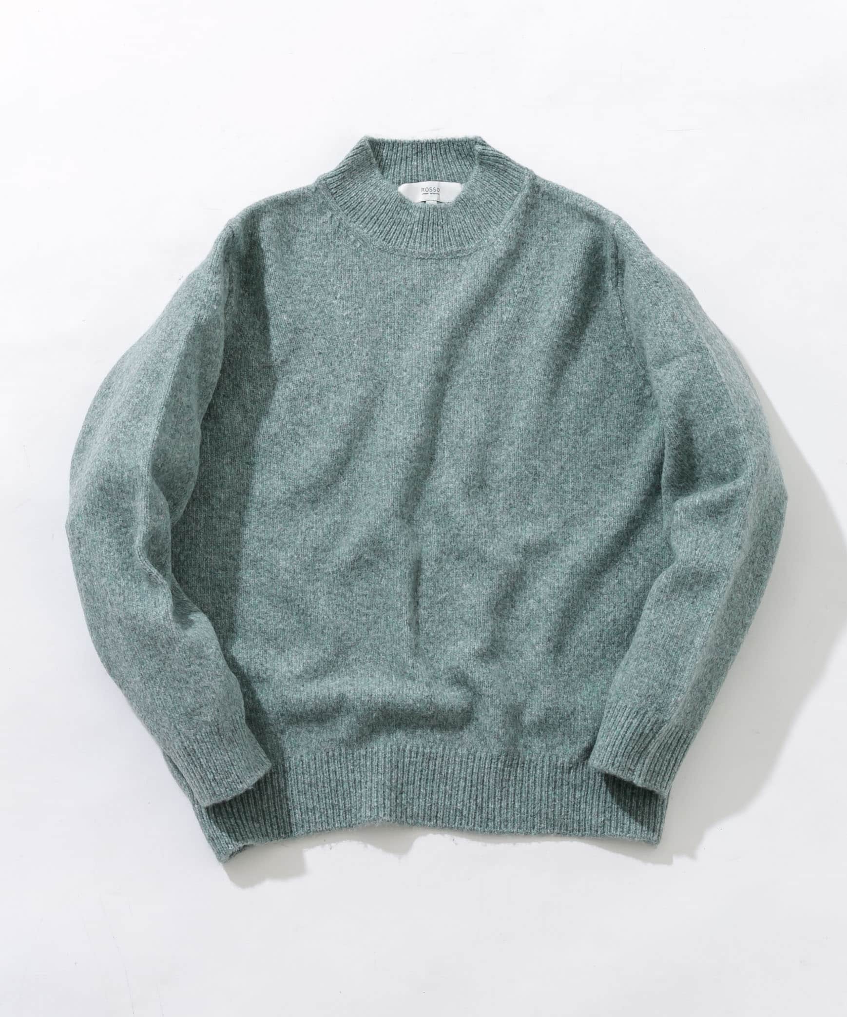 エアリーモックネックニット MINT L