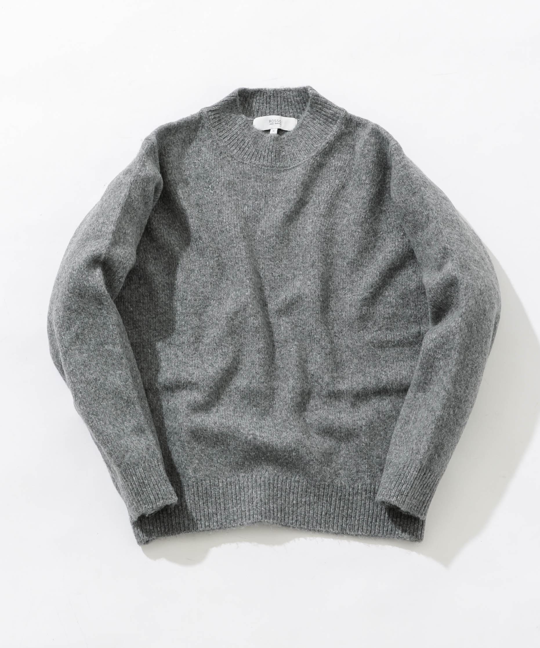 エアリーモックネックニット