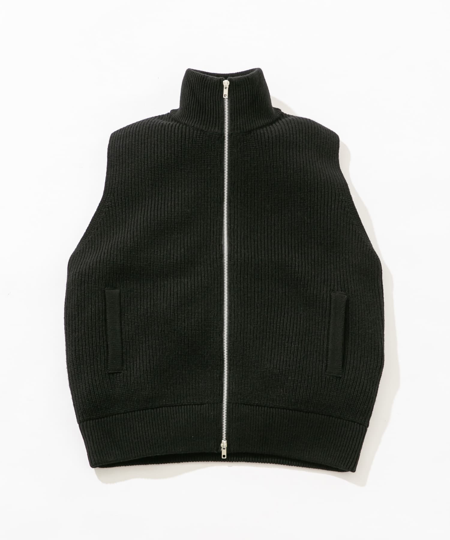 ドライバーズニットベスト BLACK L