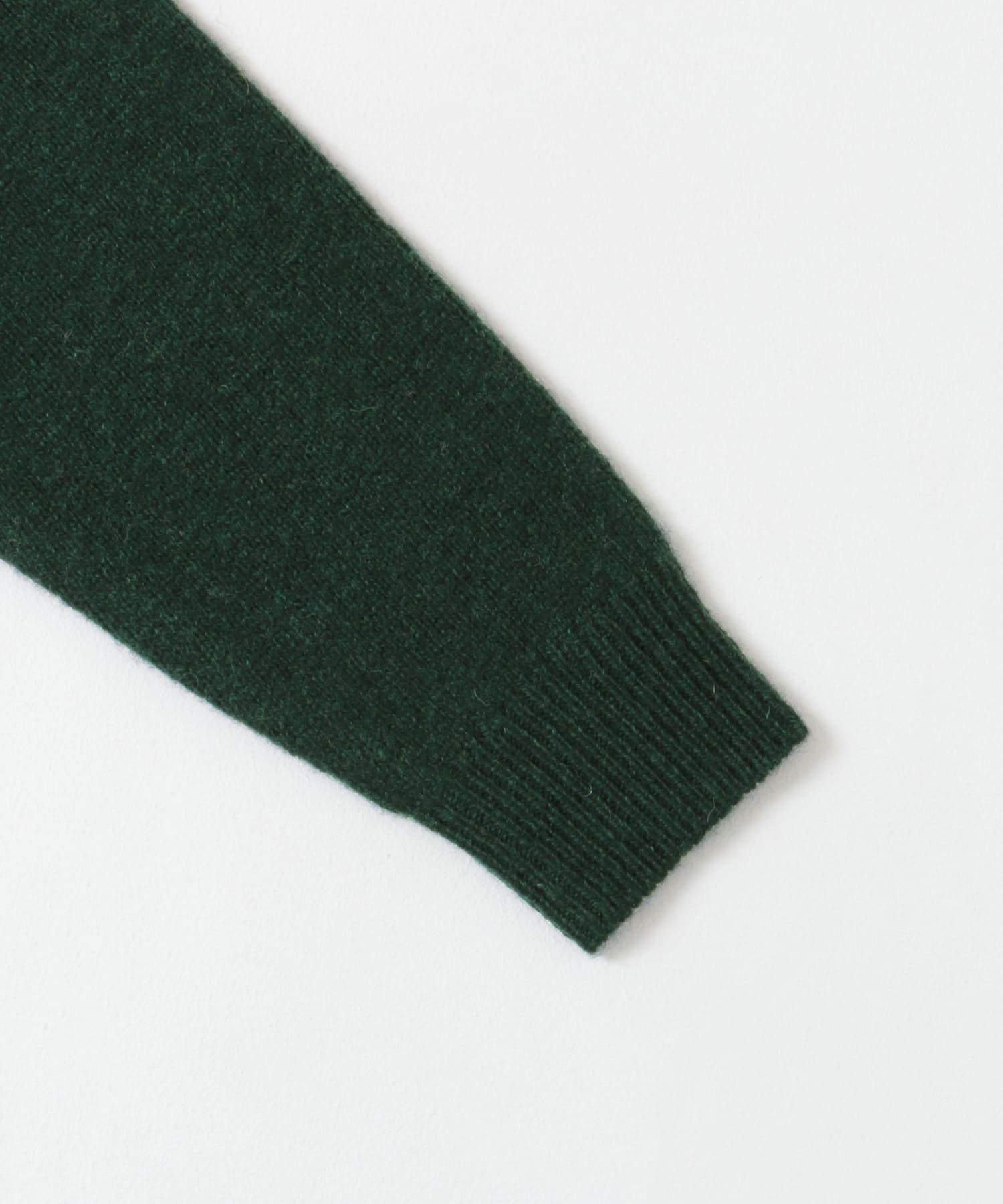 『XLサイズあり』シェットランドウールクルーネックニット GREEN S