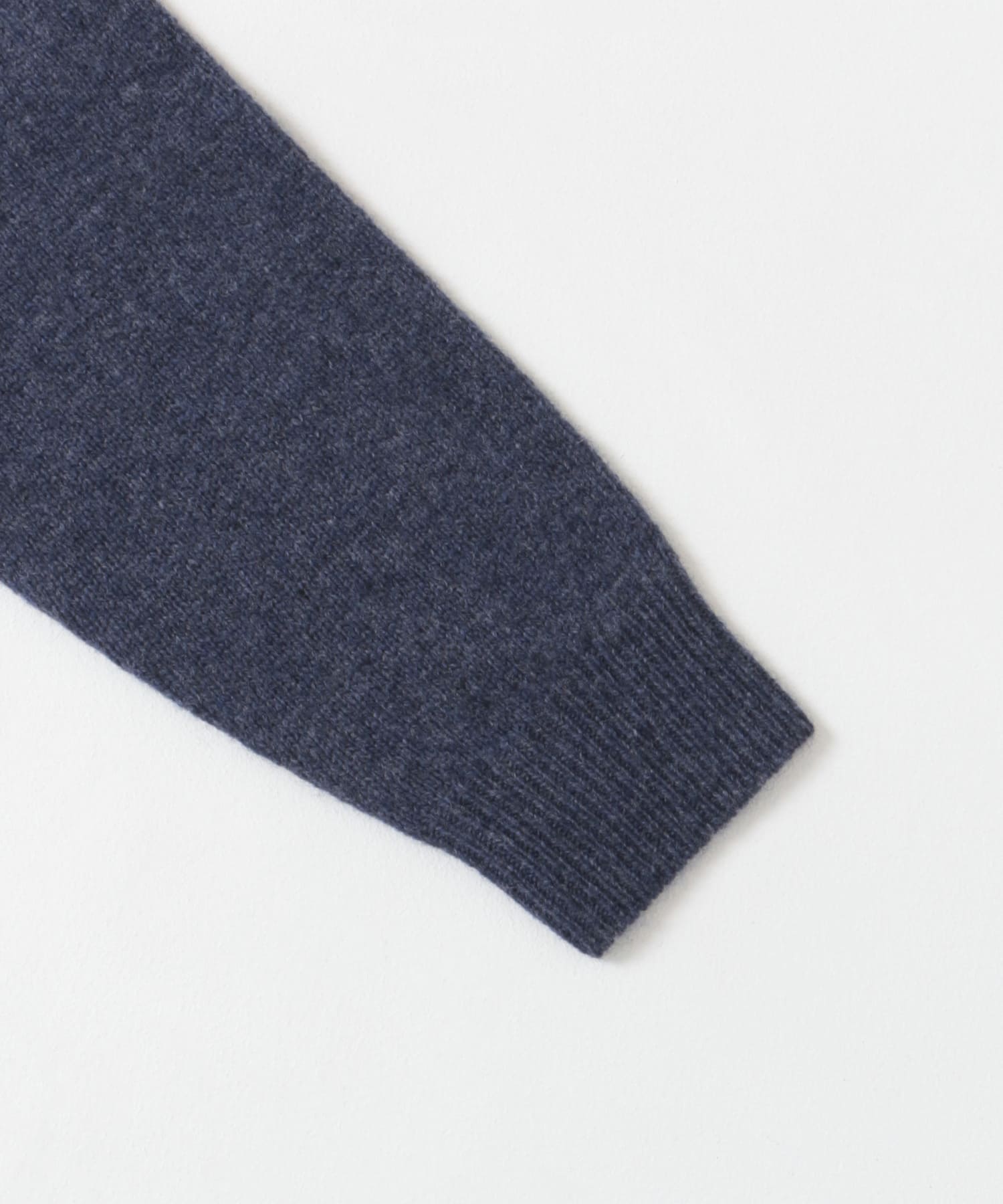 『XLサイズあり』シェットランドウールクルーネックニット INDIGO S