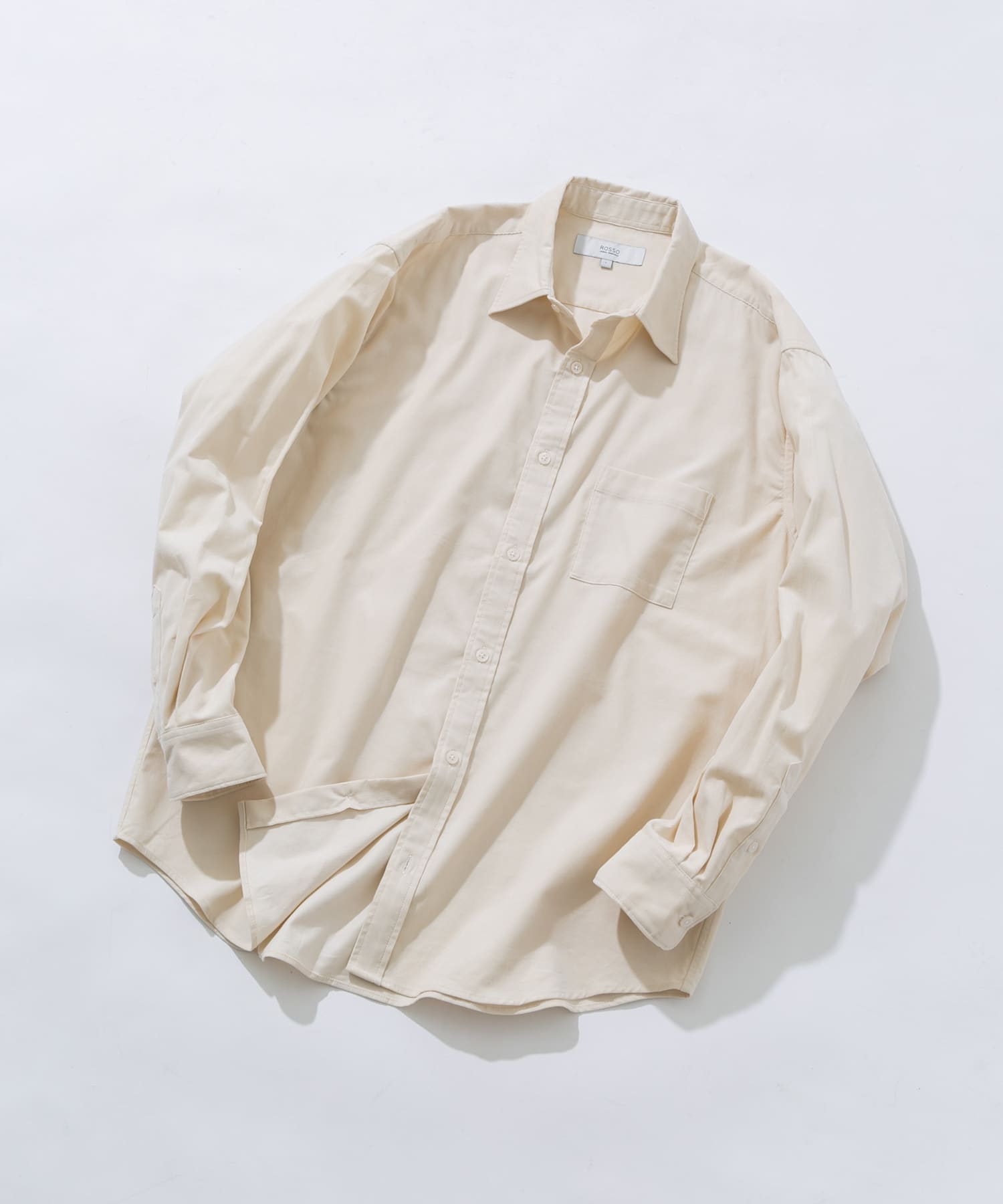 アーバンリラックスコーデュロイレギュラーシャツ IVORY M