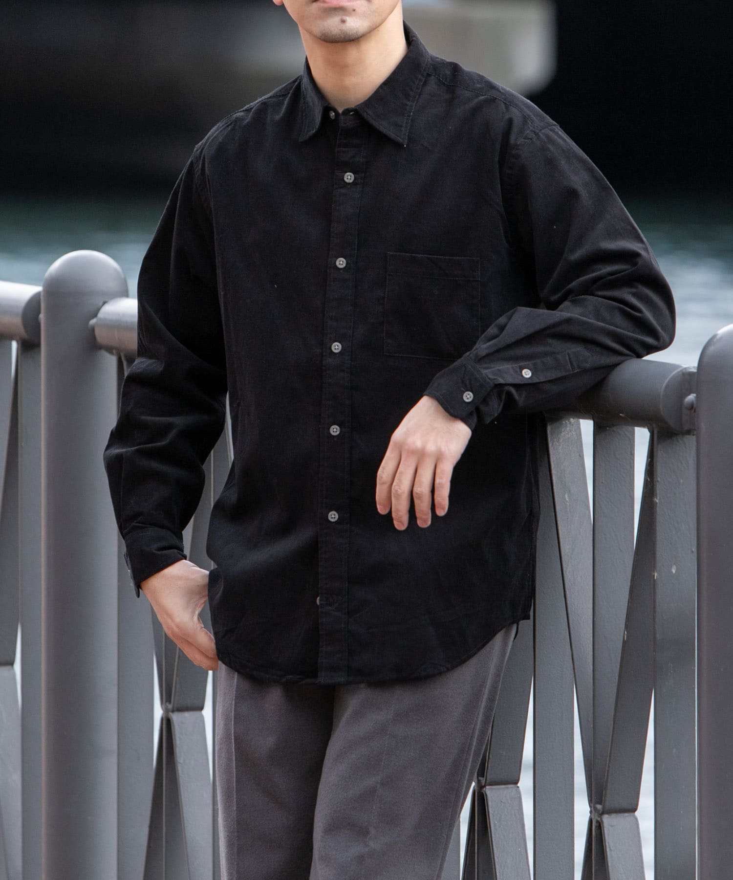 アーバンリラックスコーデュロイレギュラーシャツ