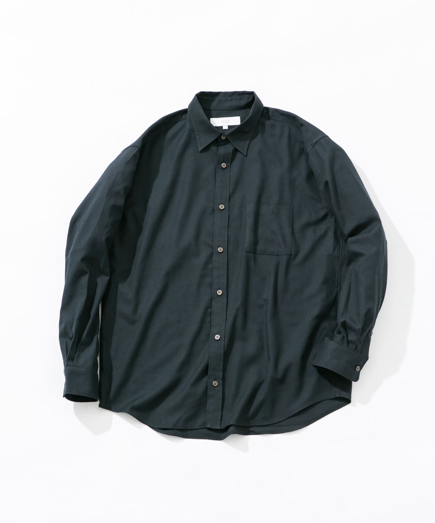 『蓄熱 / XLサイズあり』アーバンリラックスサーモネルレギュラーシャツ NAVY S